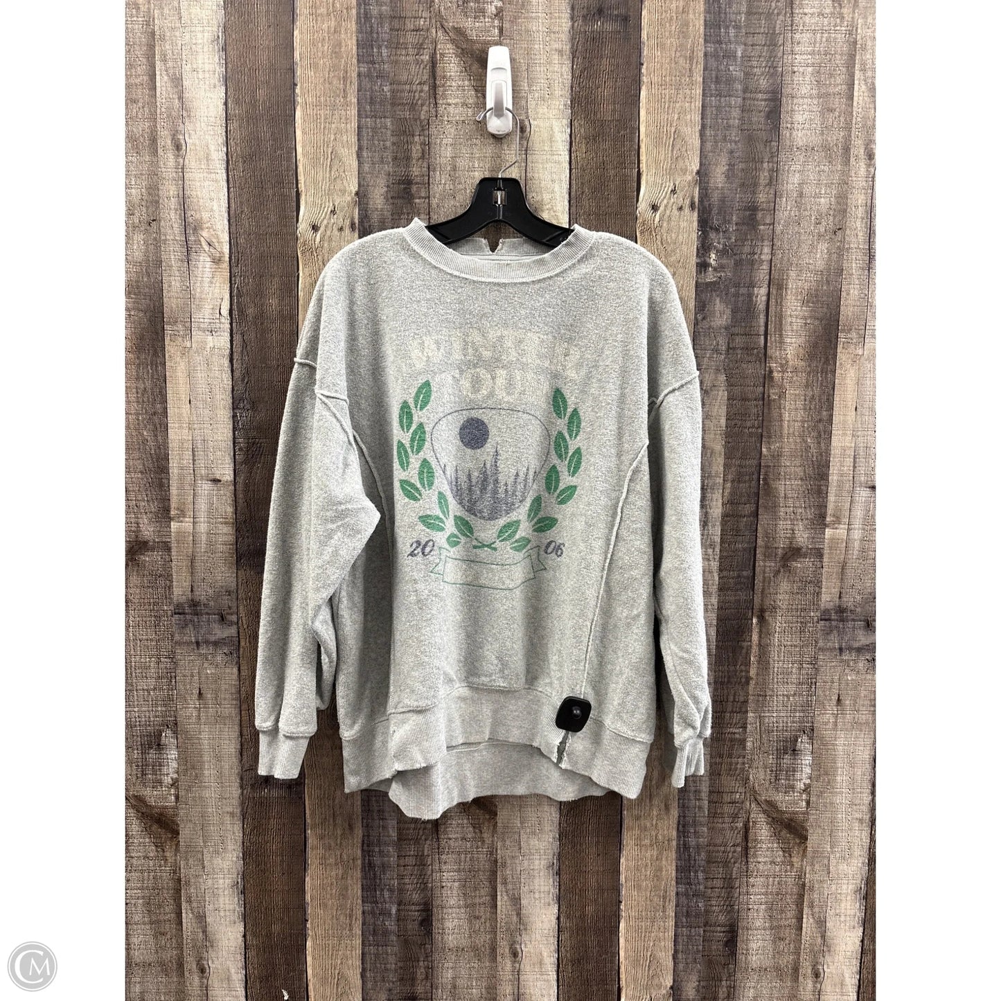 Sweatshirt Crewneck By Aerie In Grey, Size: Xs