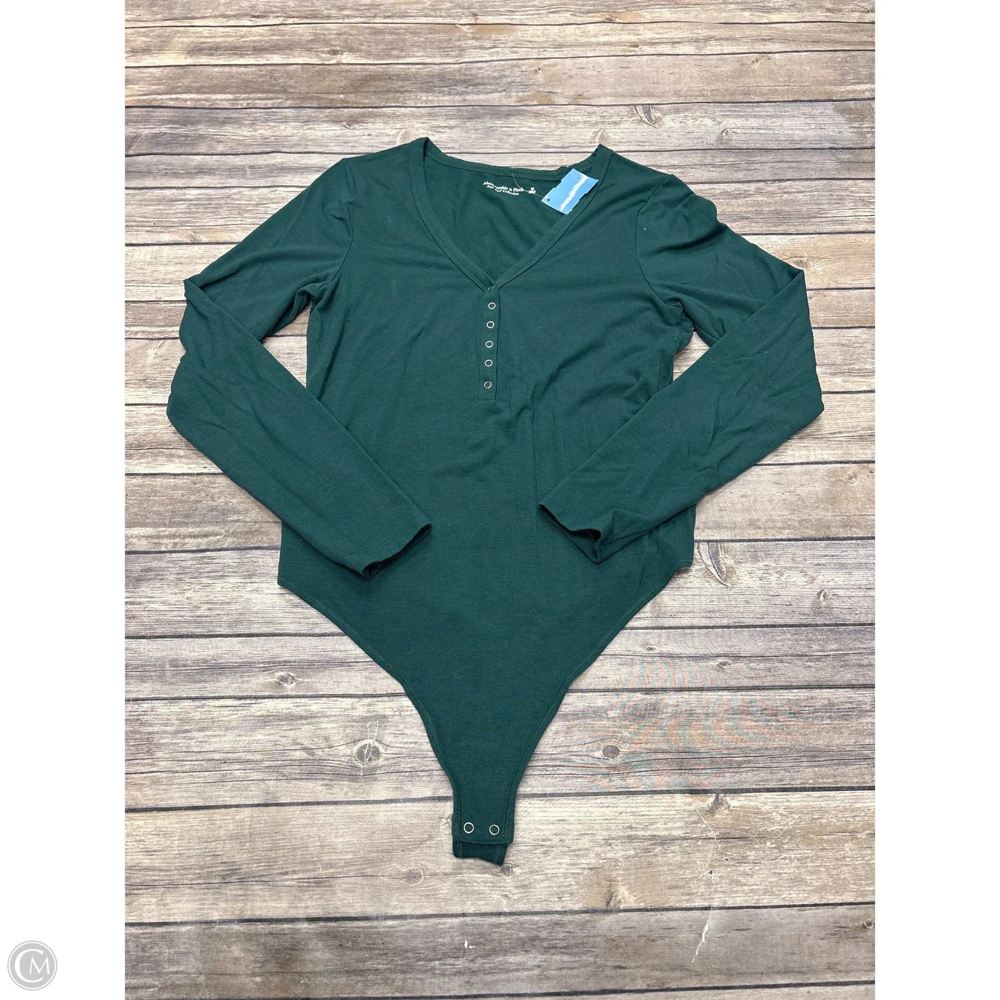 Bodysuit By Abercrombie And Fitch In Green, Size: M
