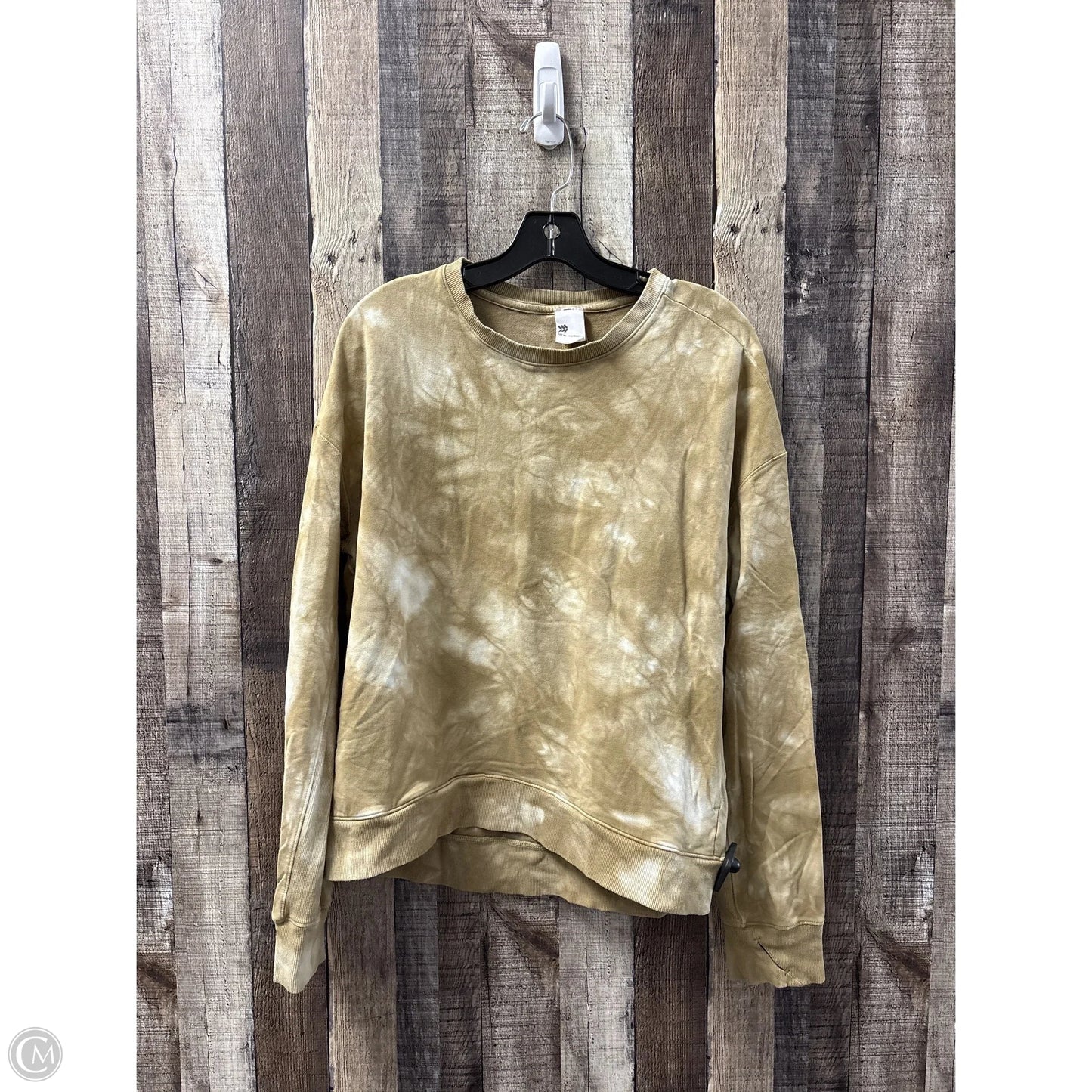 Athletic Top Long Sleeve Crewneck By All In Motion In Tie Dye Print, Size: L