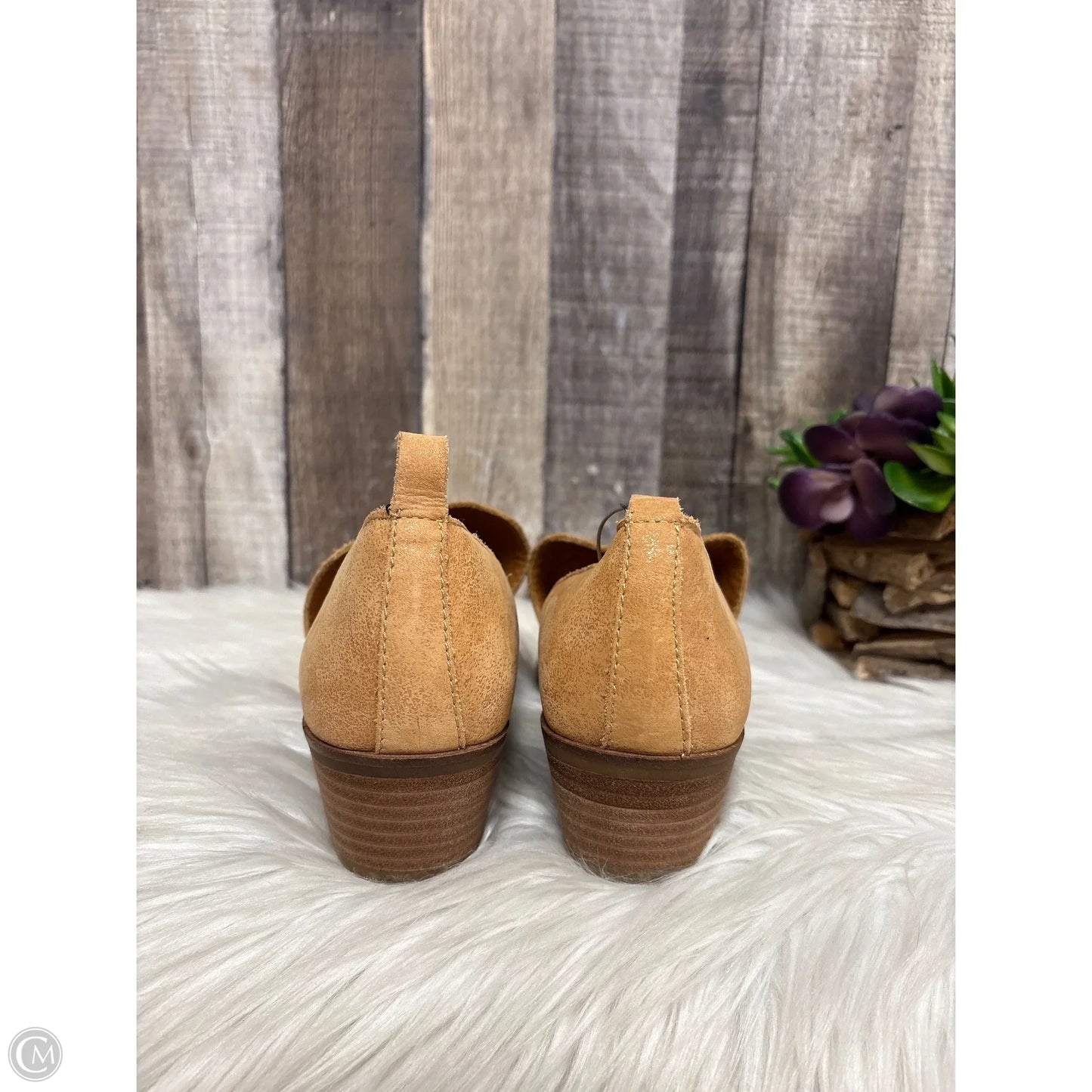 Shoes Heels Block By Lucky Brand In Tan, Size: 8.5