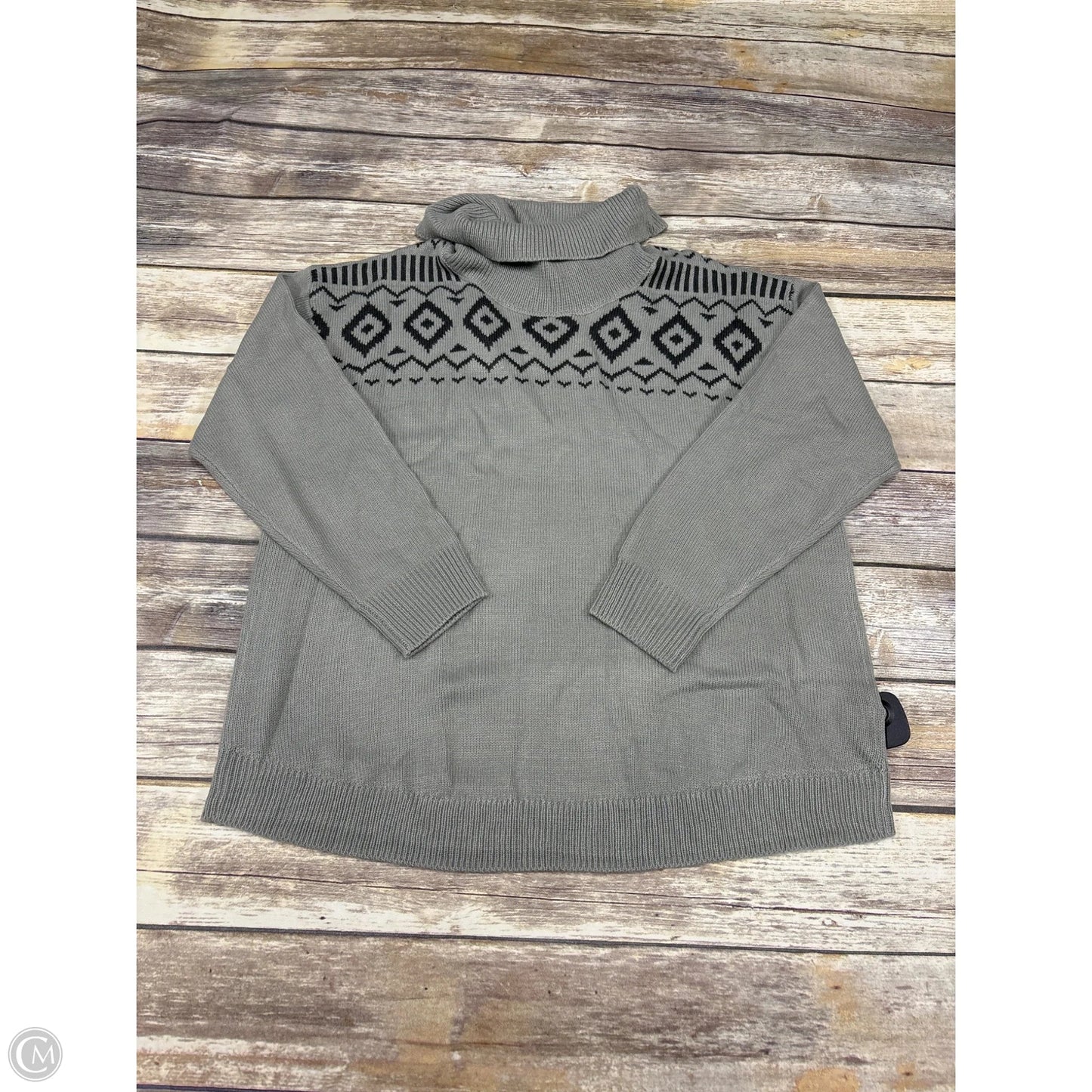 Sweater By Lane Bryant In Grey, Size: Xl