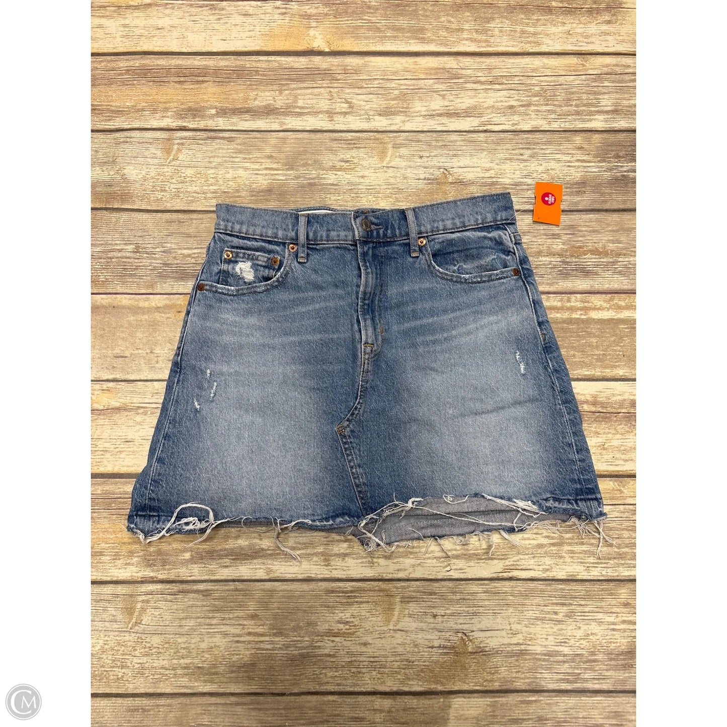 Skirt Mini & Short By Gap In Blue Denim, Size: 4