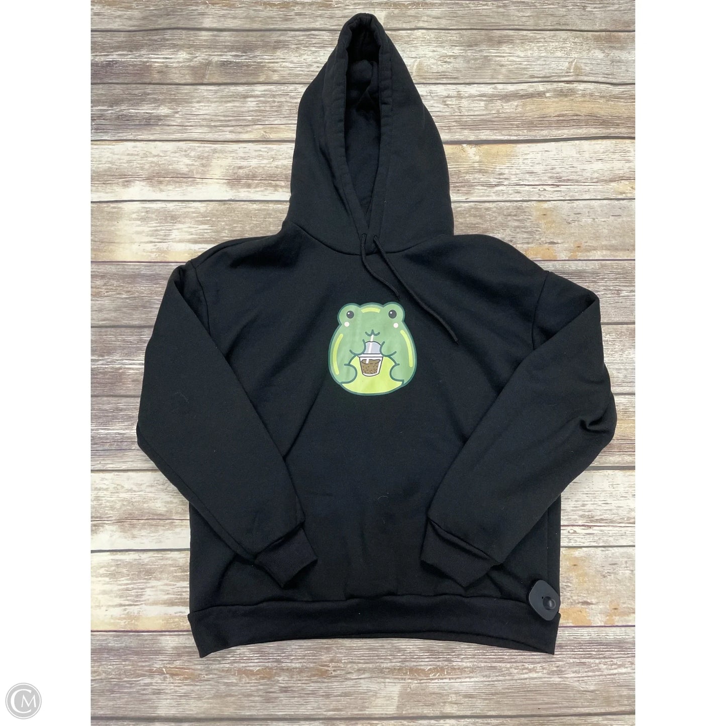 Sweatshirt Hoodie By Cmf In Black, Size: L