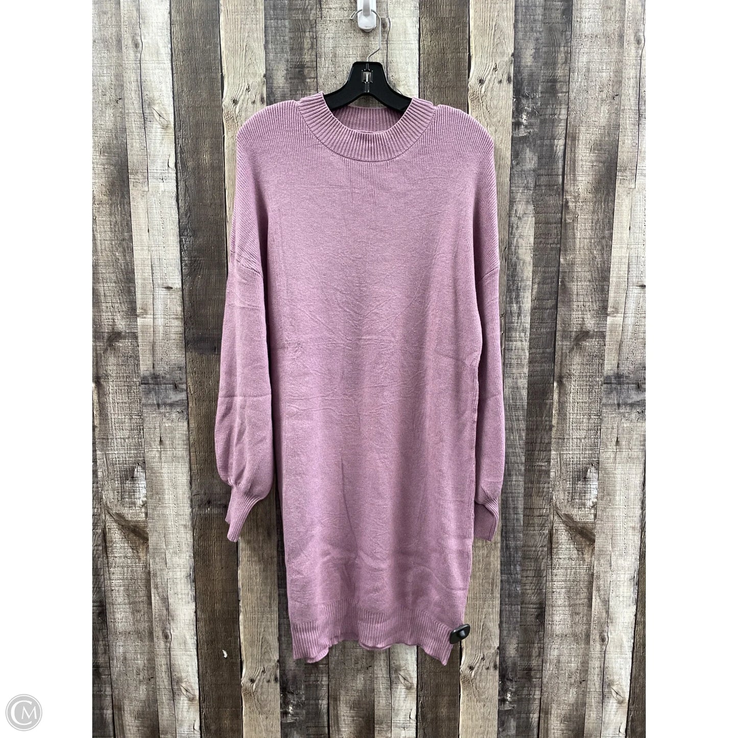 Dress Sweater By Zesica In Purple, Size: L