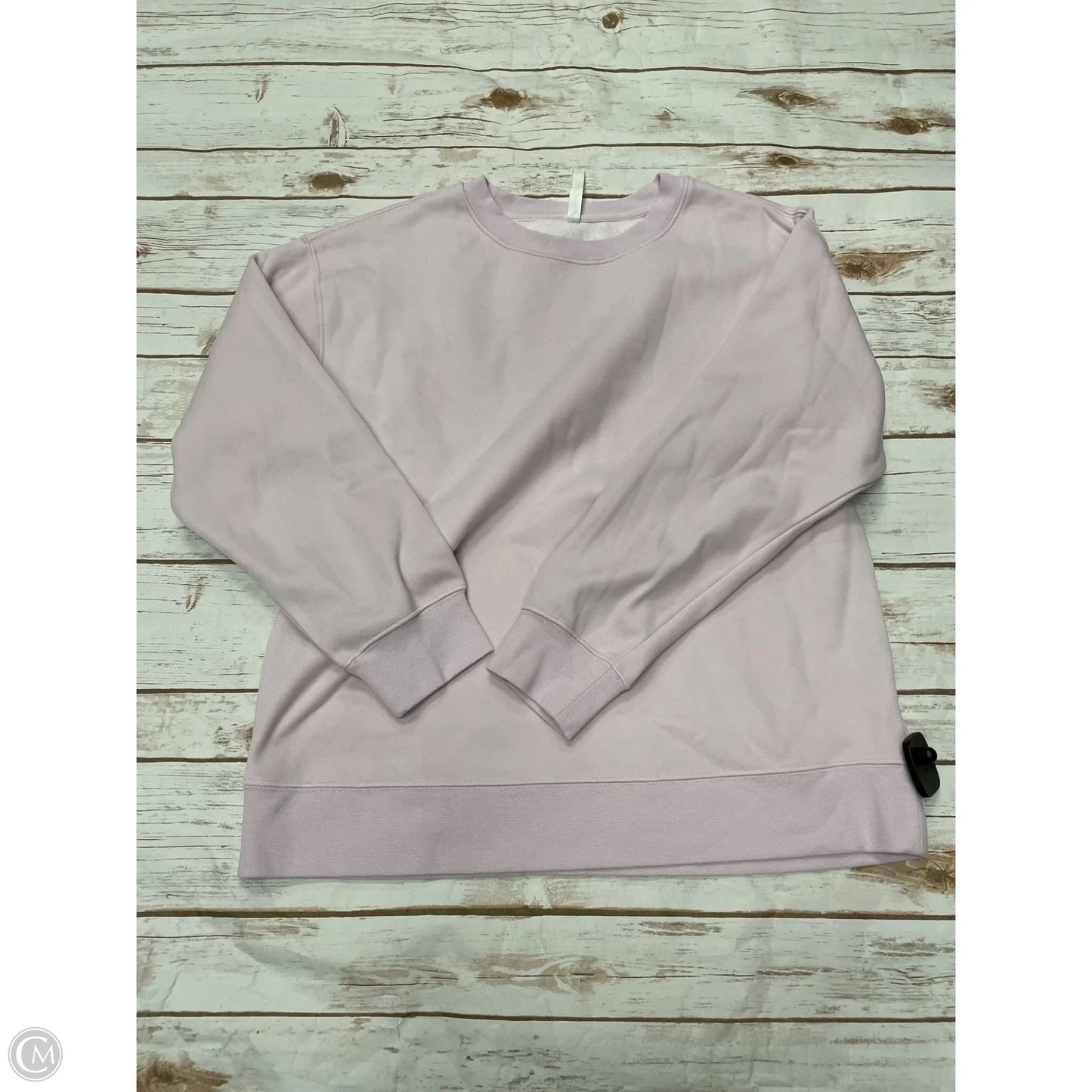 Athletic Sweatshirt Collar By Fabletics In Pink, Size: M