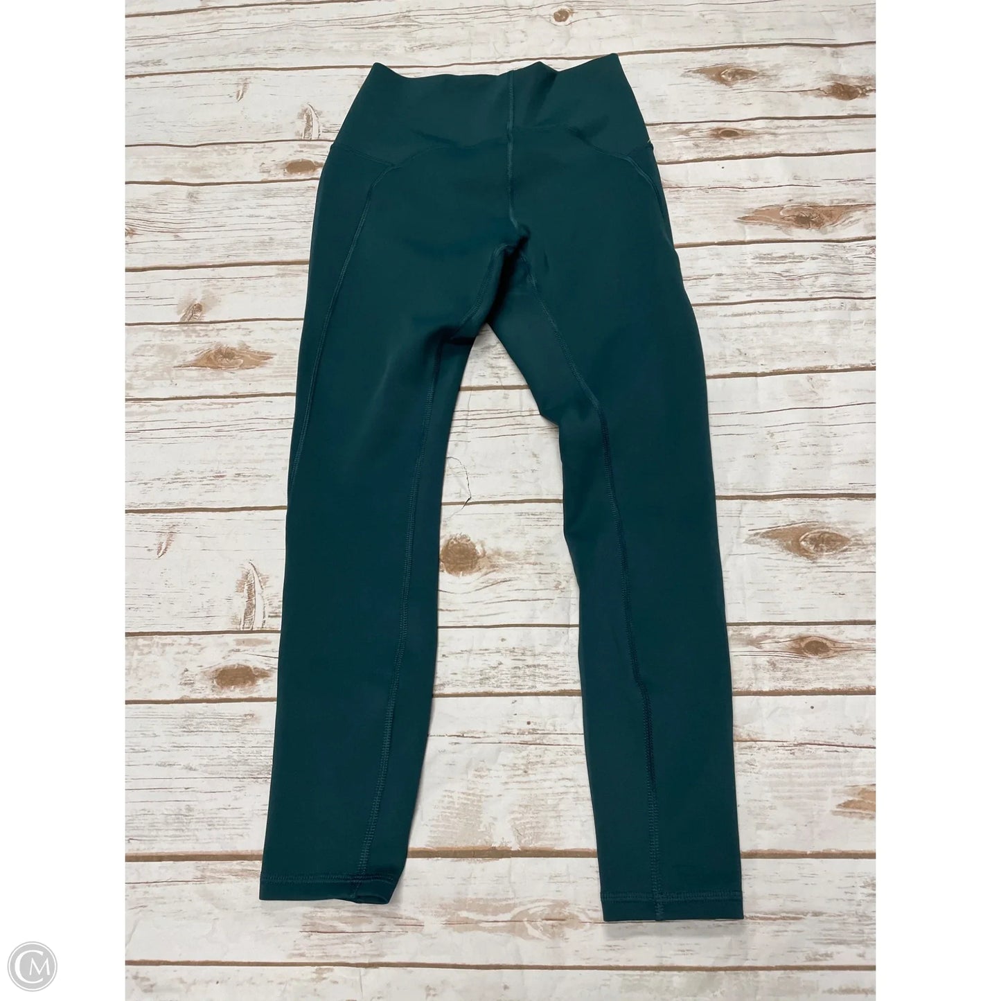Athletic Leggings By Spyder In Green, Size: S