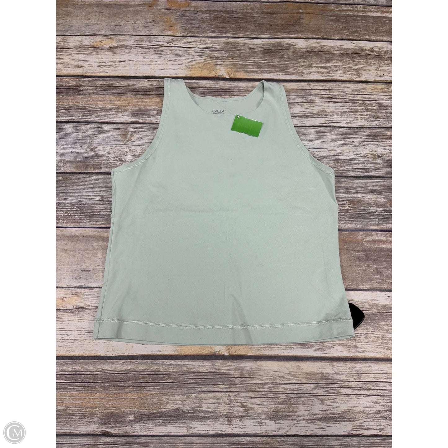 Athletic Tank Top By Calia In Green, Size: L