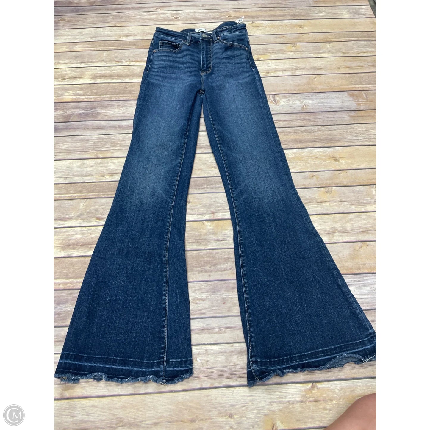 Jeans Flared By Bke In Blue Denim, Size: 0