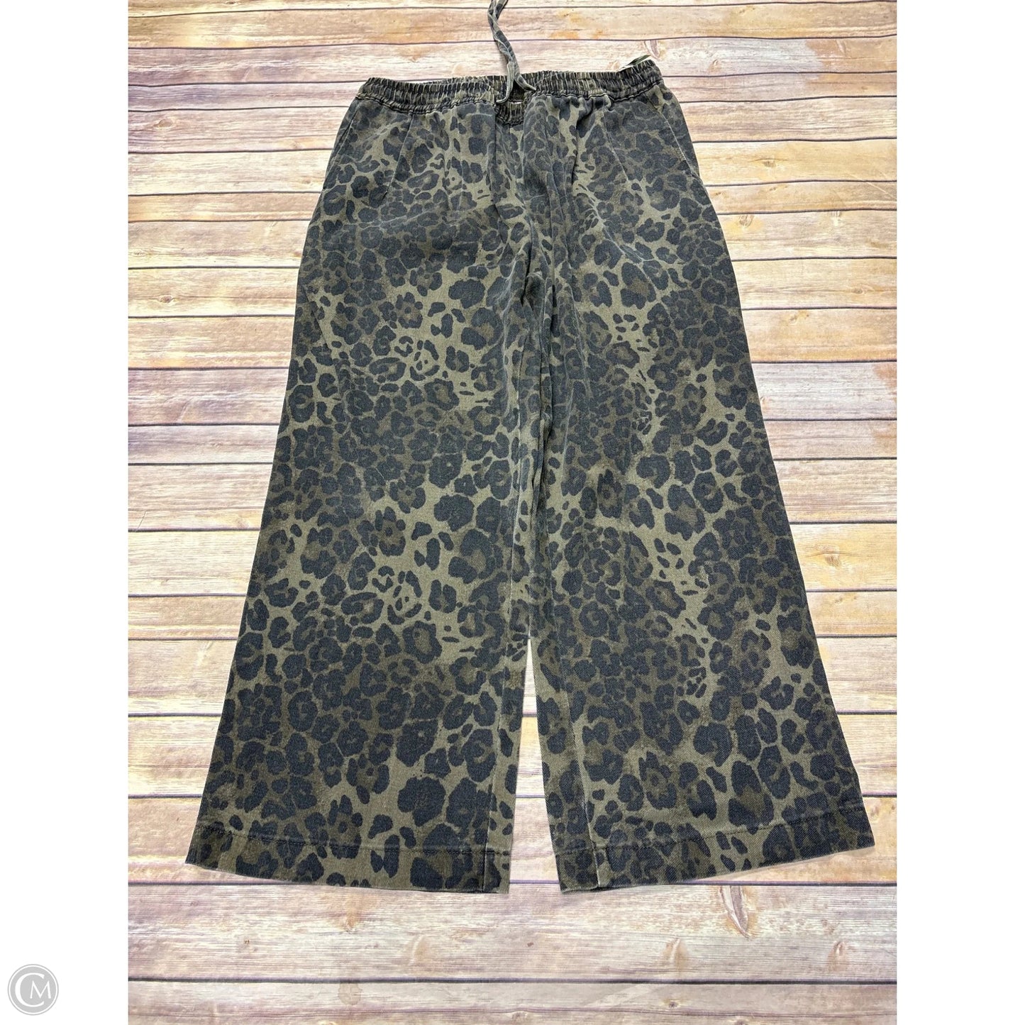 Jeans Wide Leg By Cmf In Camouflage Print, Size: Xl