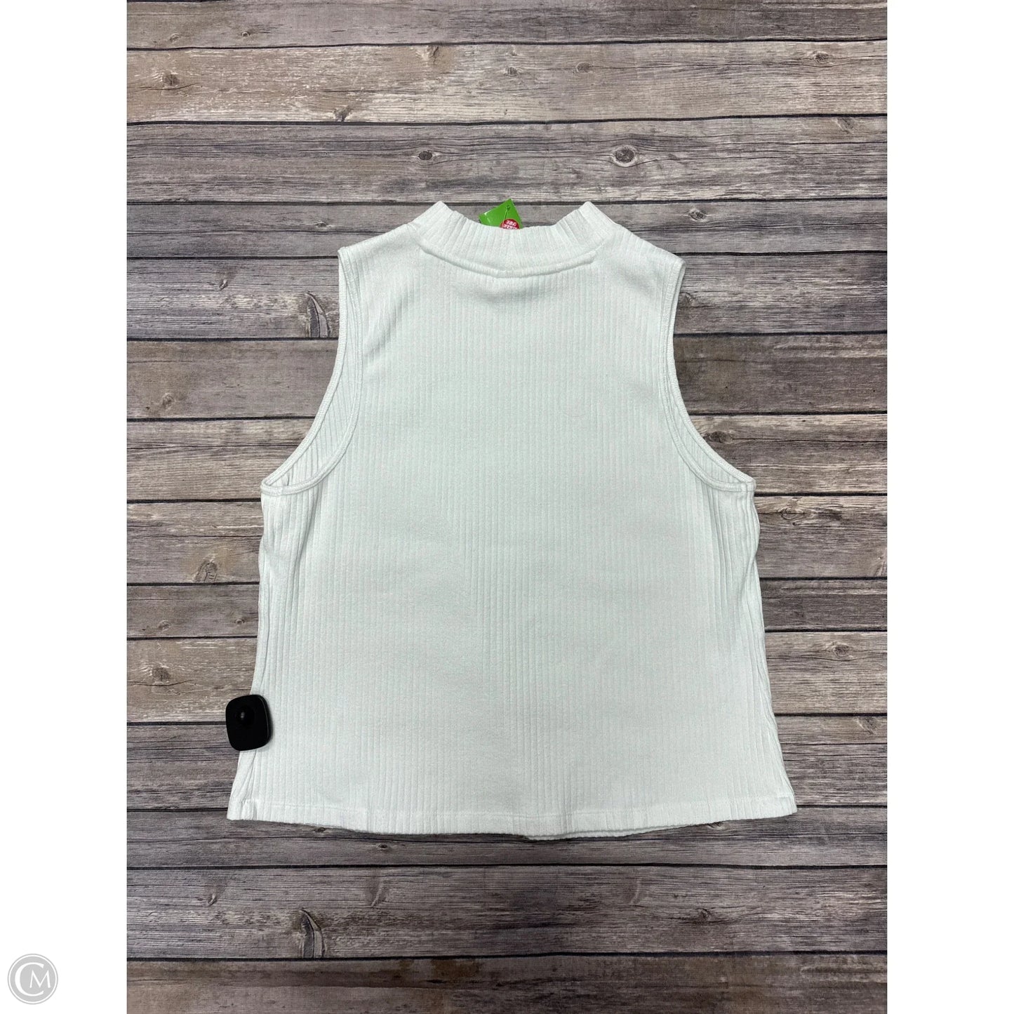Top Sleeveless By Old Navy In White, Size: 2x
