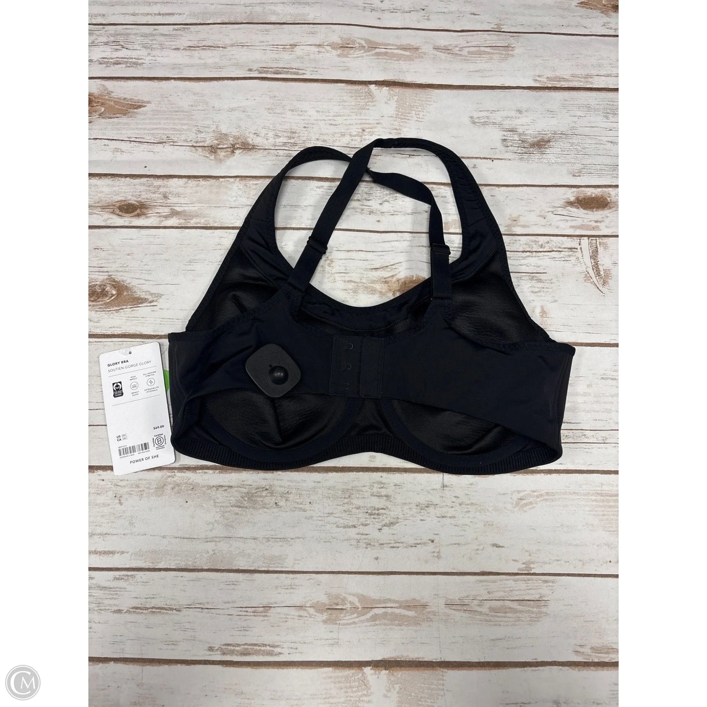 Athletic Bra By Athleta In Black, Size: L