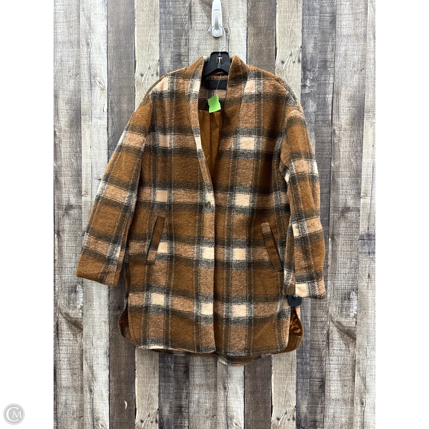 Coat Other By Bl-nk In Plaid Pattern, Size: Xs