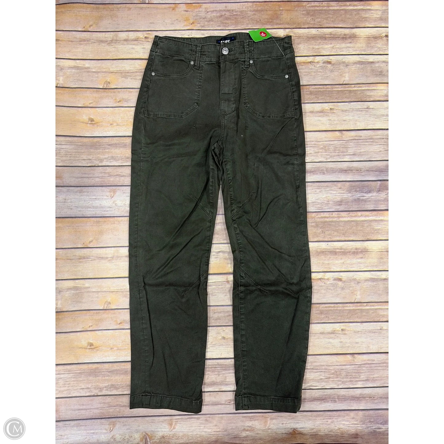 Pants Cropped By Paige In Green, Size: 0