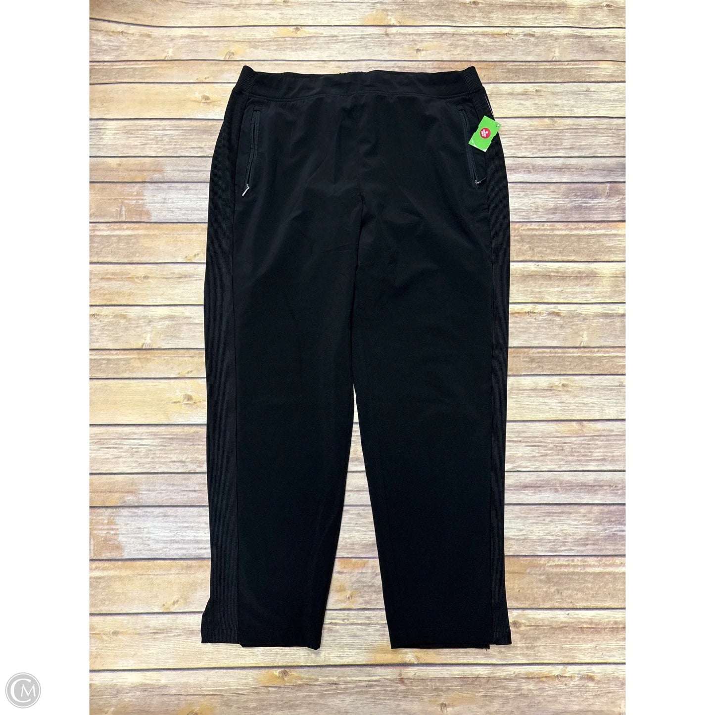 Athletic Pants By Chicos In Black, Size: L