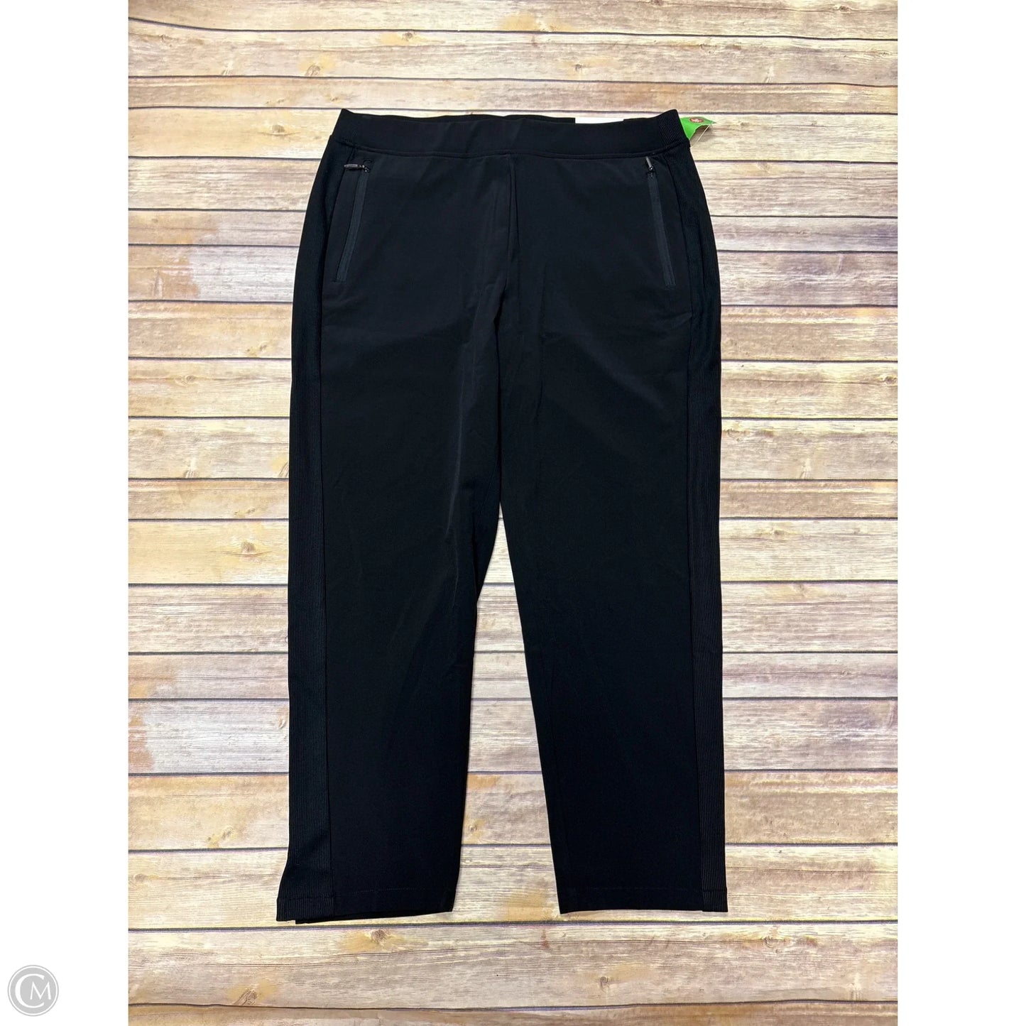 Athletic Pants By Chicos In Black, Size: L
