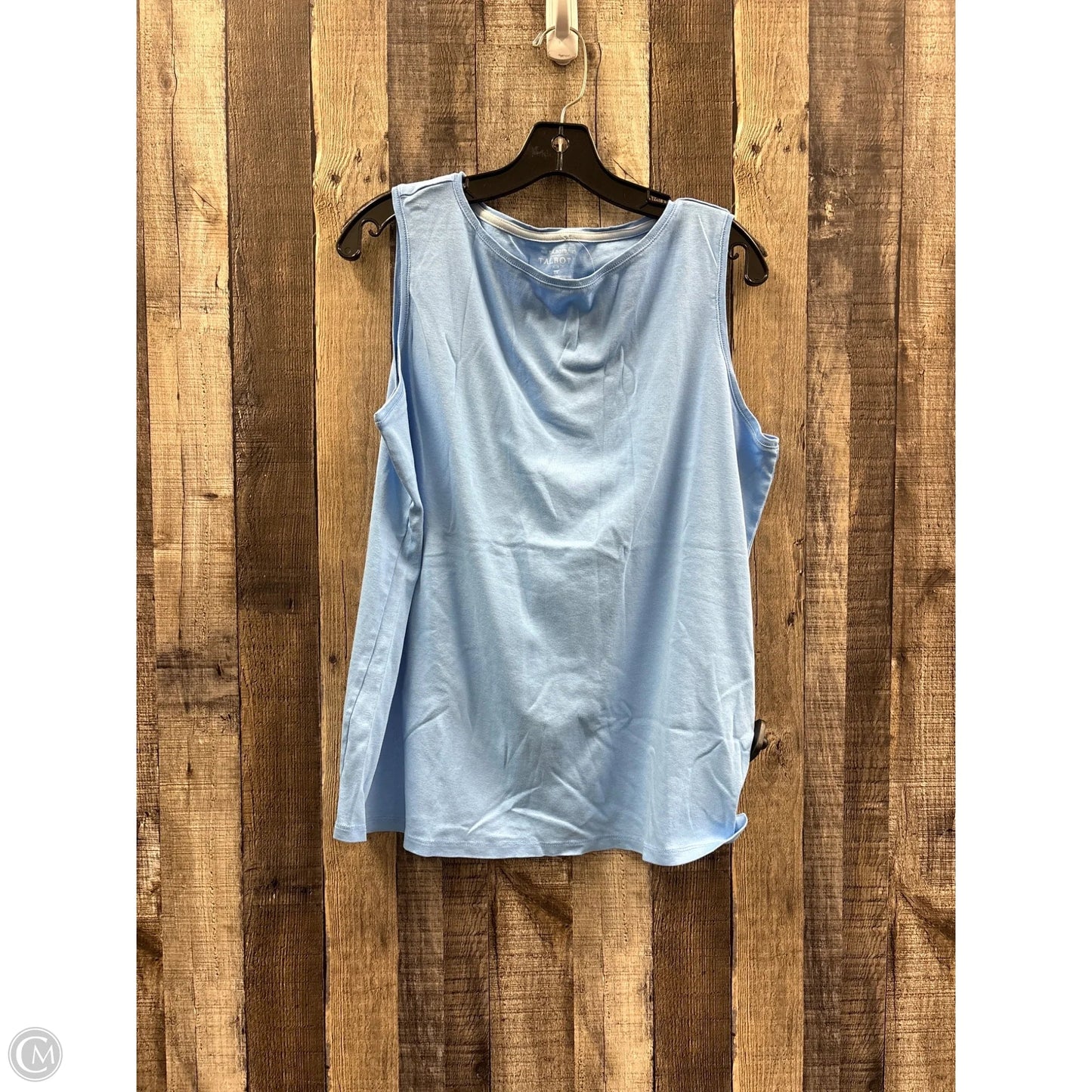 Top Sleeveless Basic By Talbots In Blue, Size: 2x