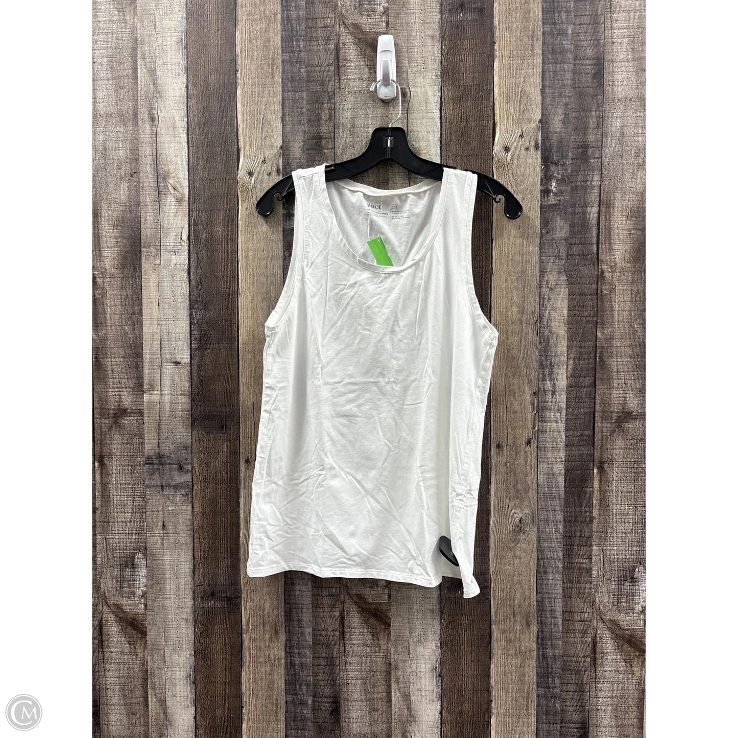Top Sleeveless Basic By Pact In White, Size: Xxl