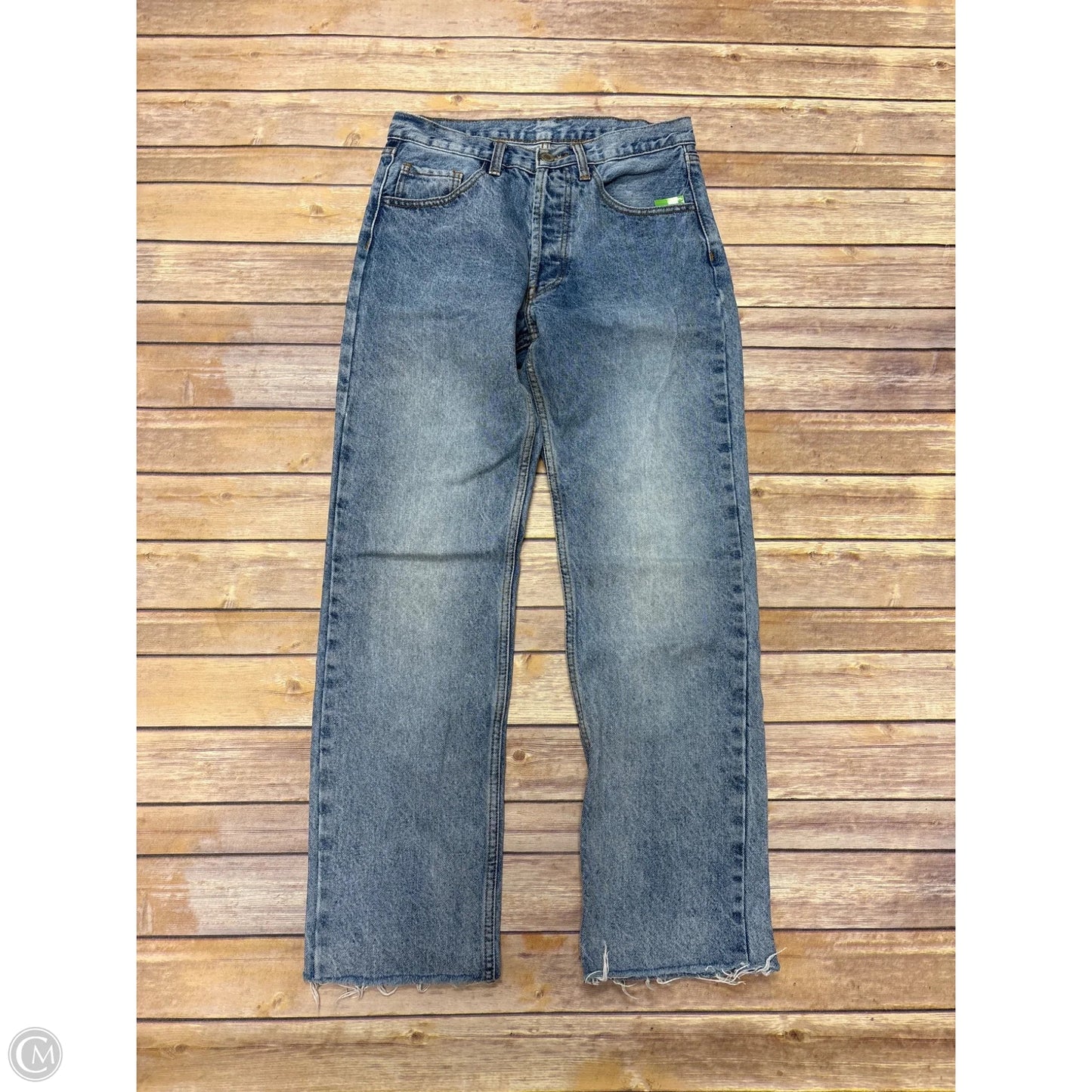 Jeans Straight By Cme In Blue Denim, Size: S