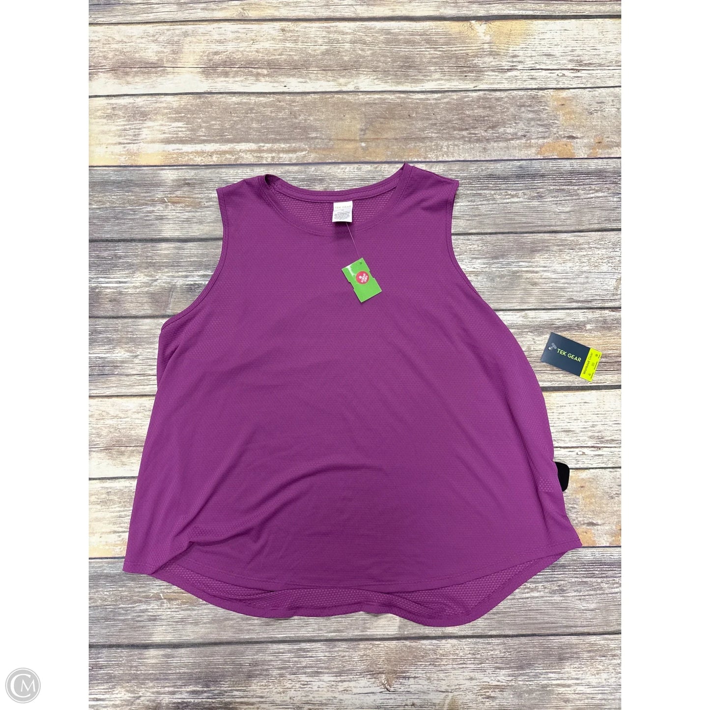 Athletic Tank Top By Tek Gear In Purple, Size: Xl