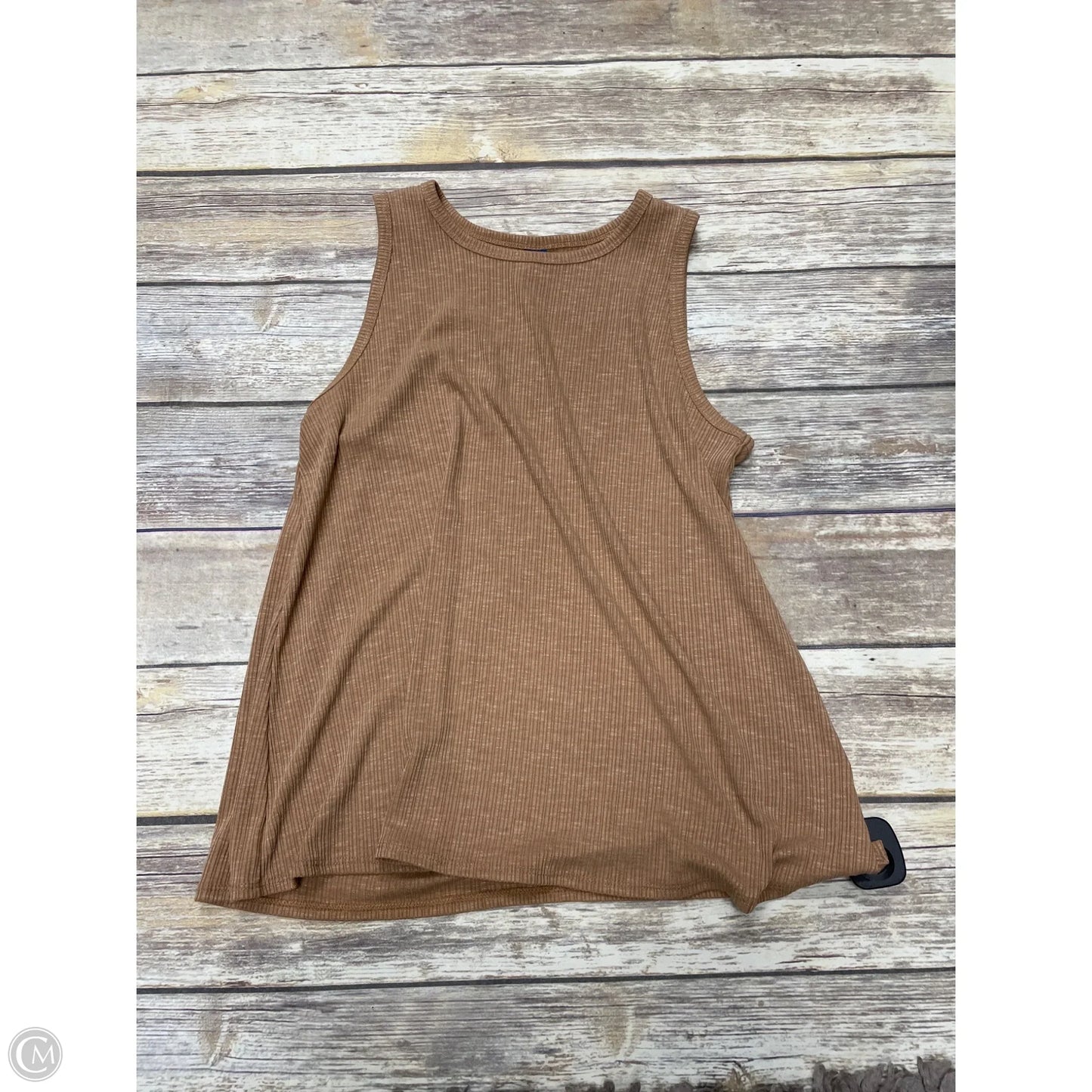 Top Sleeveless Basic By Old Navy In Tan, Size: Xs