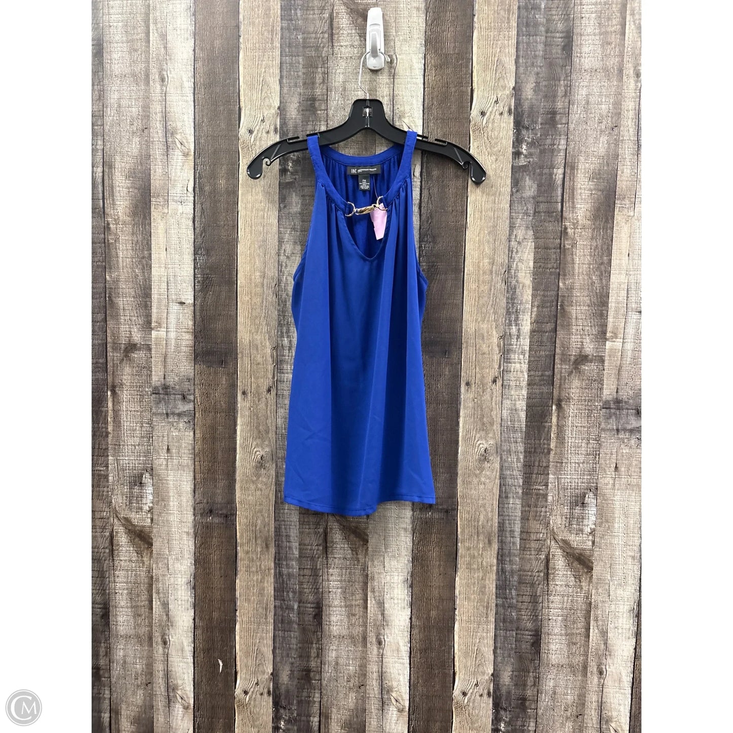 Top Sleeveless By Inc In Blue, Size: M