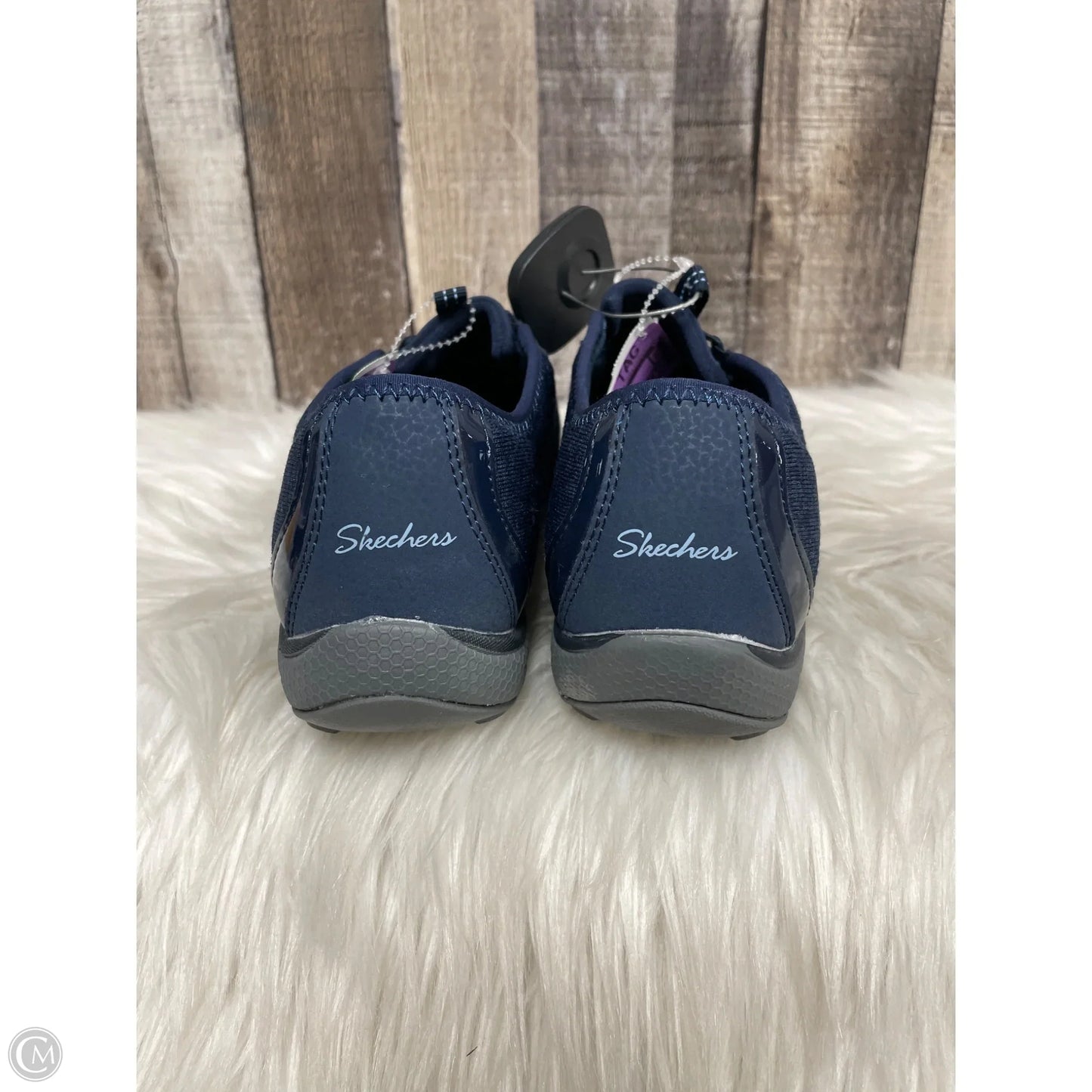 Shoes Sneakers By Skechers In Navy, Size: 9