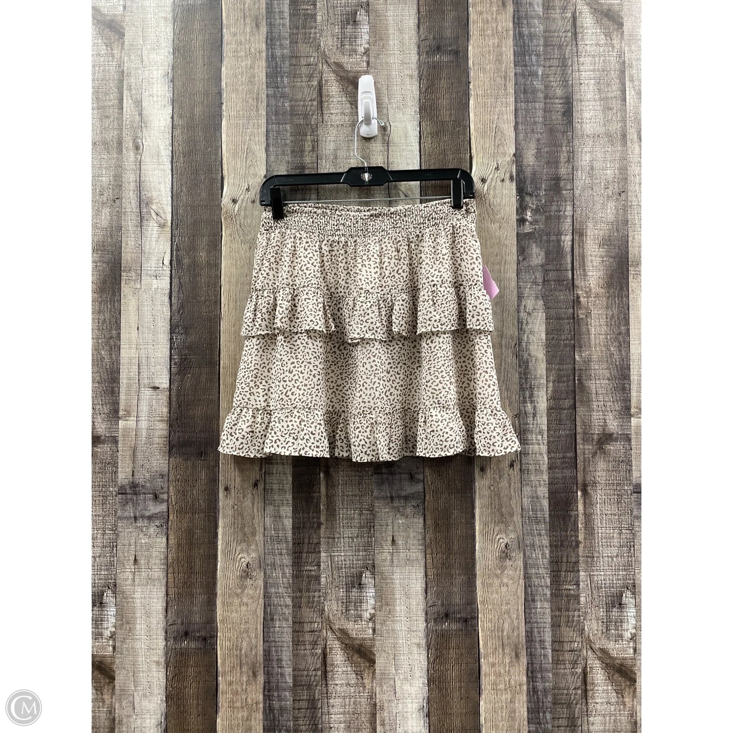 Skirt Mini & Short By Altard State In Animal Print, Size: L
