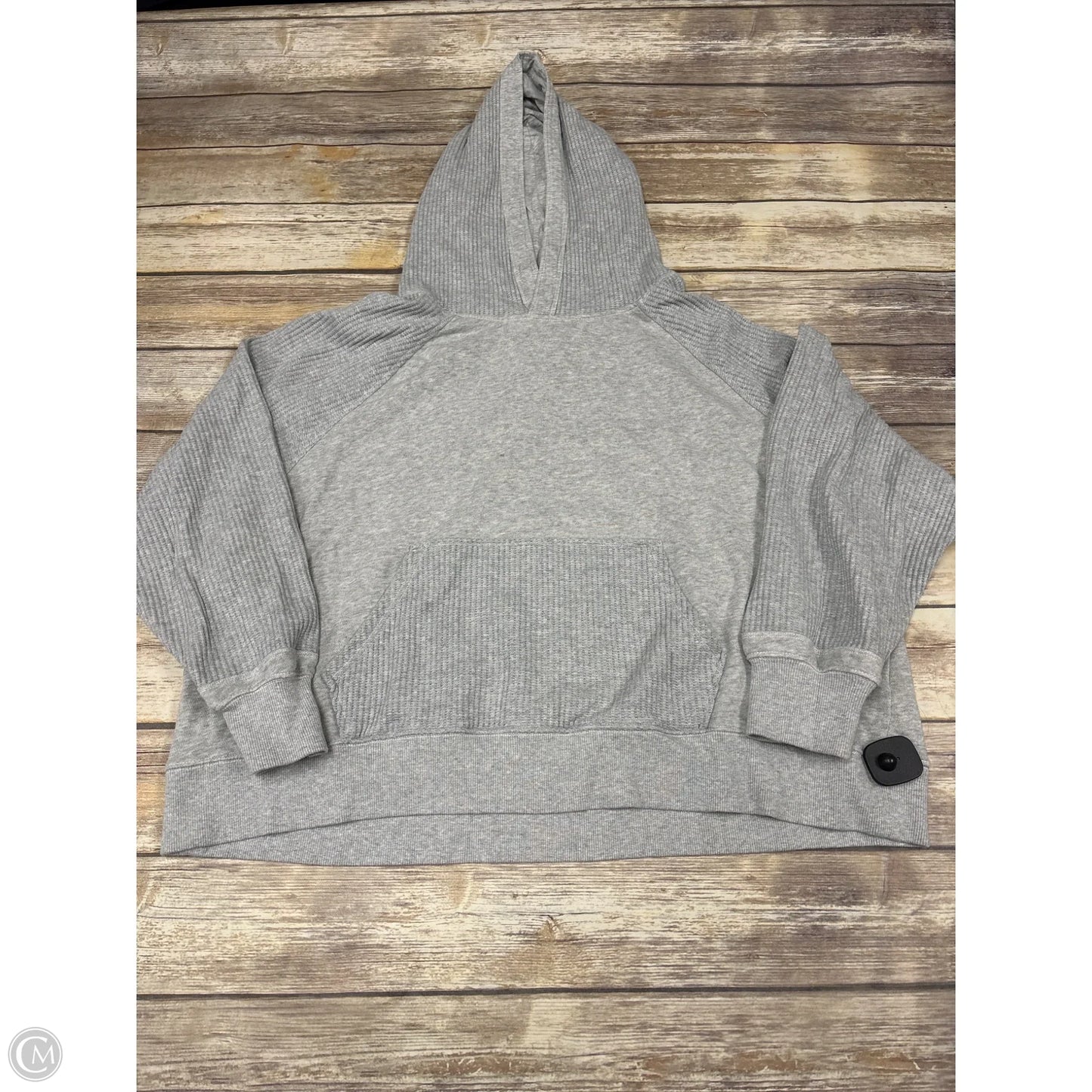 Sweatshirt Hoodie By Aerie In Grey, Size: Xxl