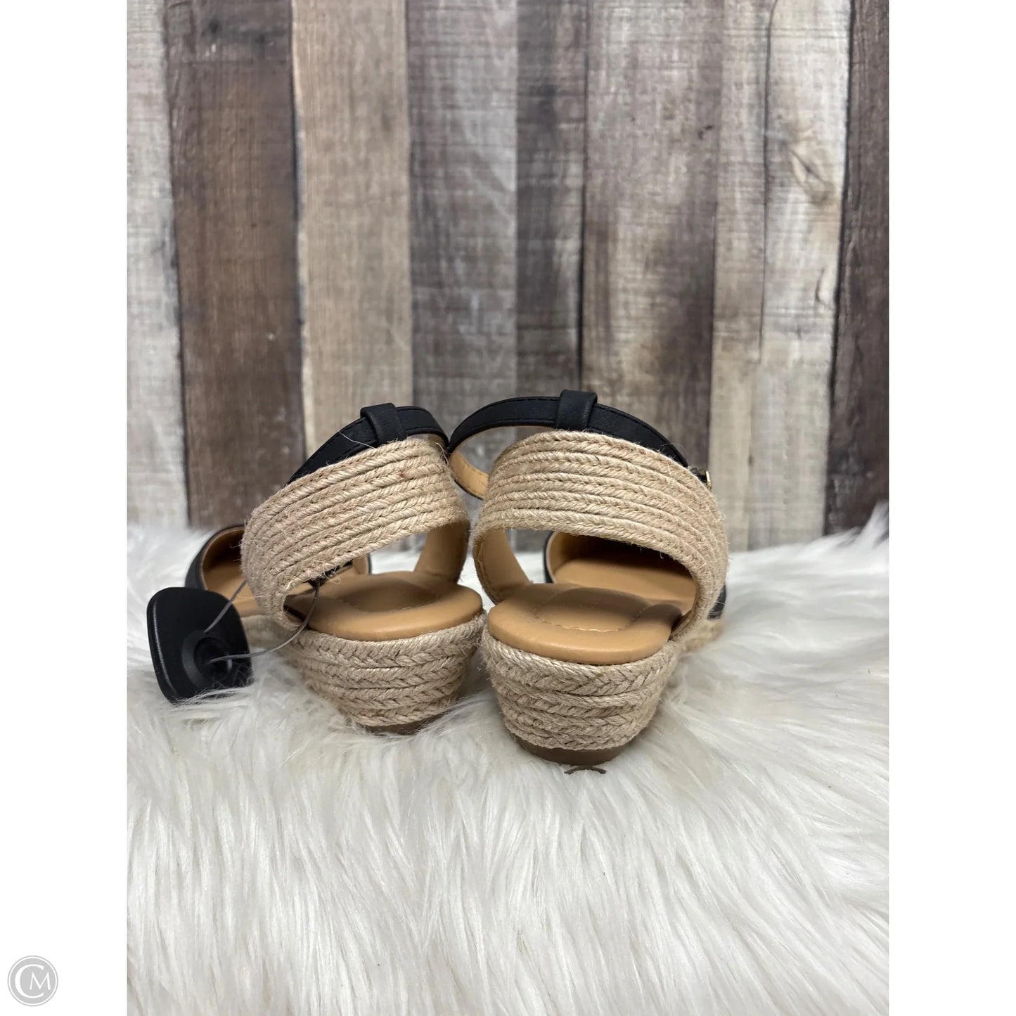Shoes Heels Wedge By Kelly And Katie In Black, Size: 8