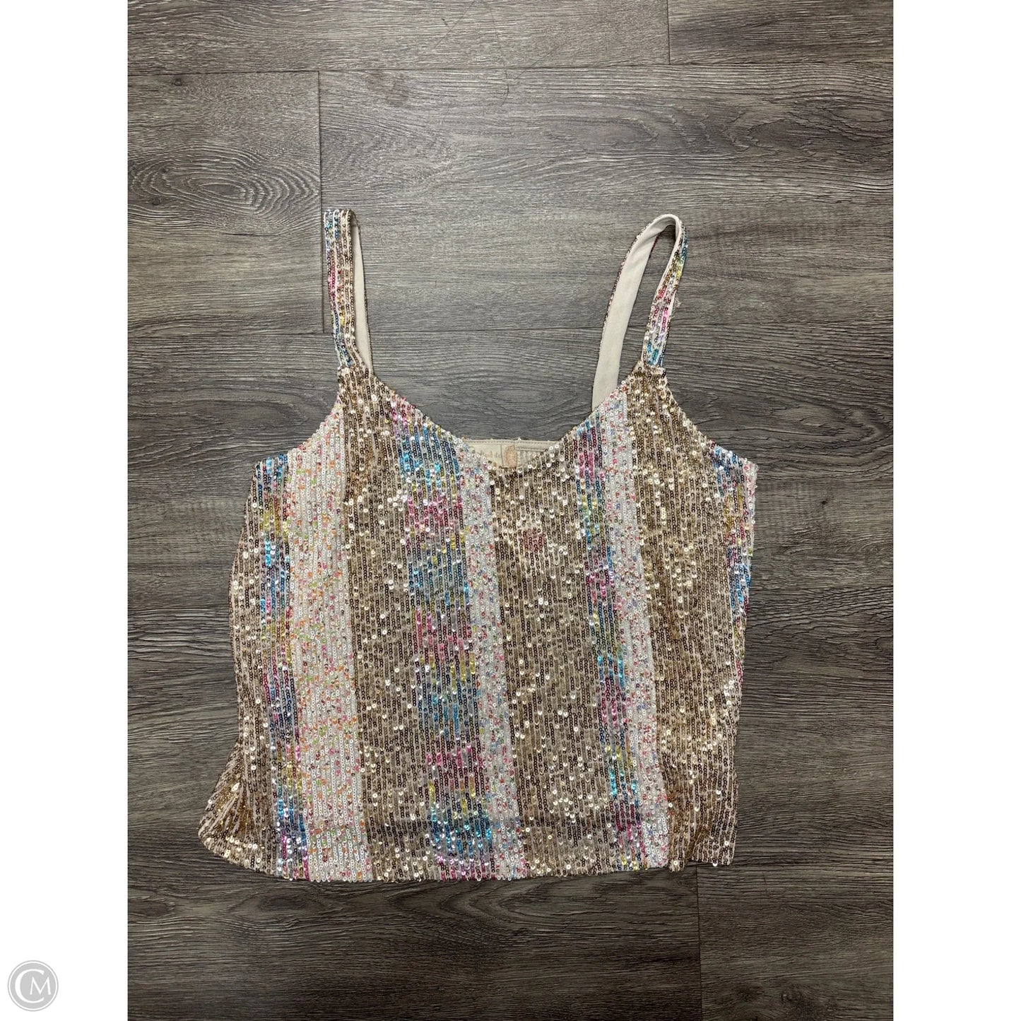 Top Sleeveless By Altard State In Striped Pattern, Size: L