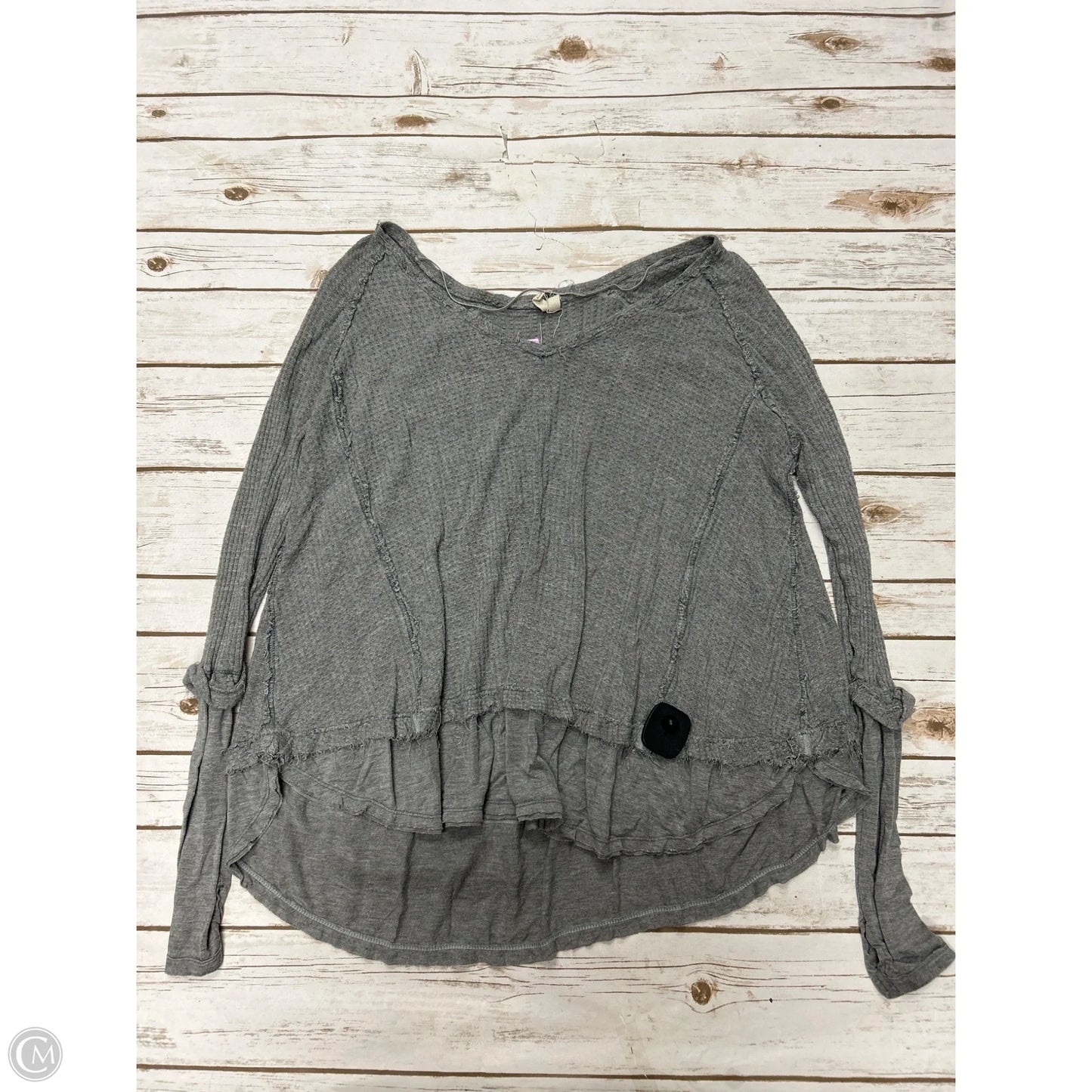 Top Long Sleeve By We The Free In Grey, Size: S