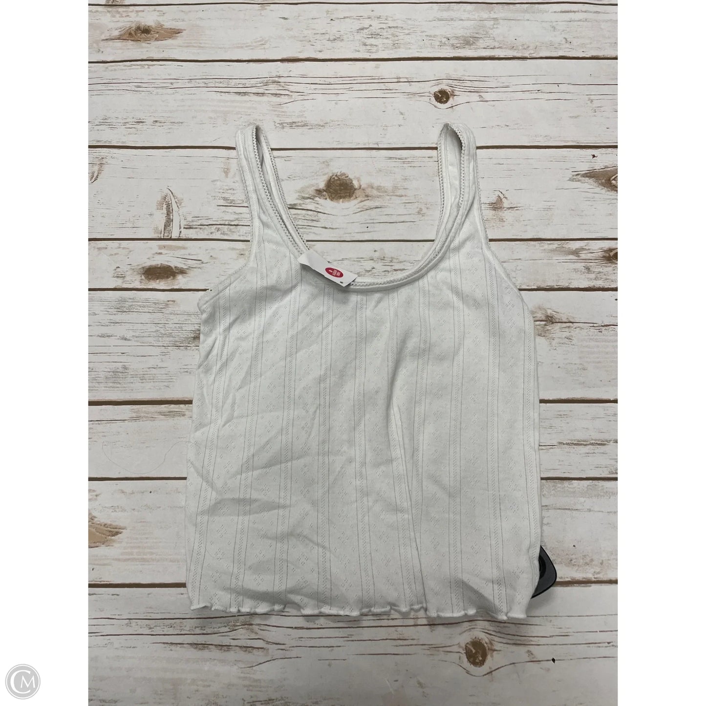 Top Sleeveless By American Eagle In White, Size: S