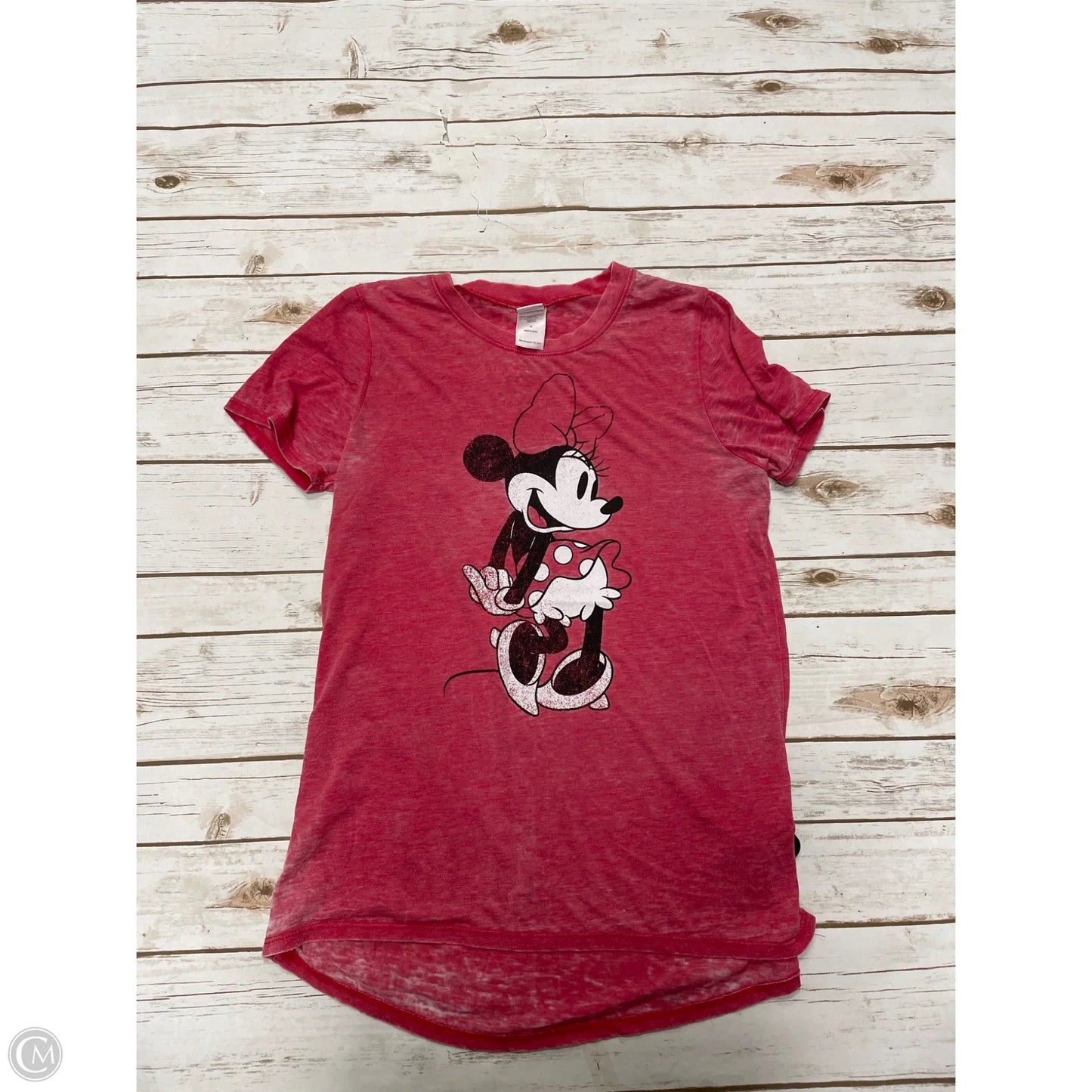 Top Short Sleeve By Disney Store In Red, Size: M