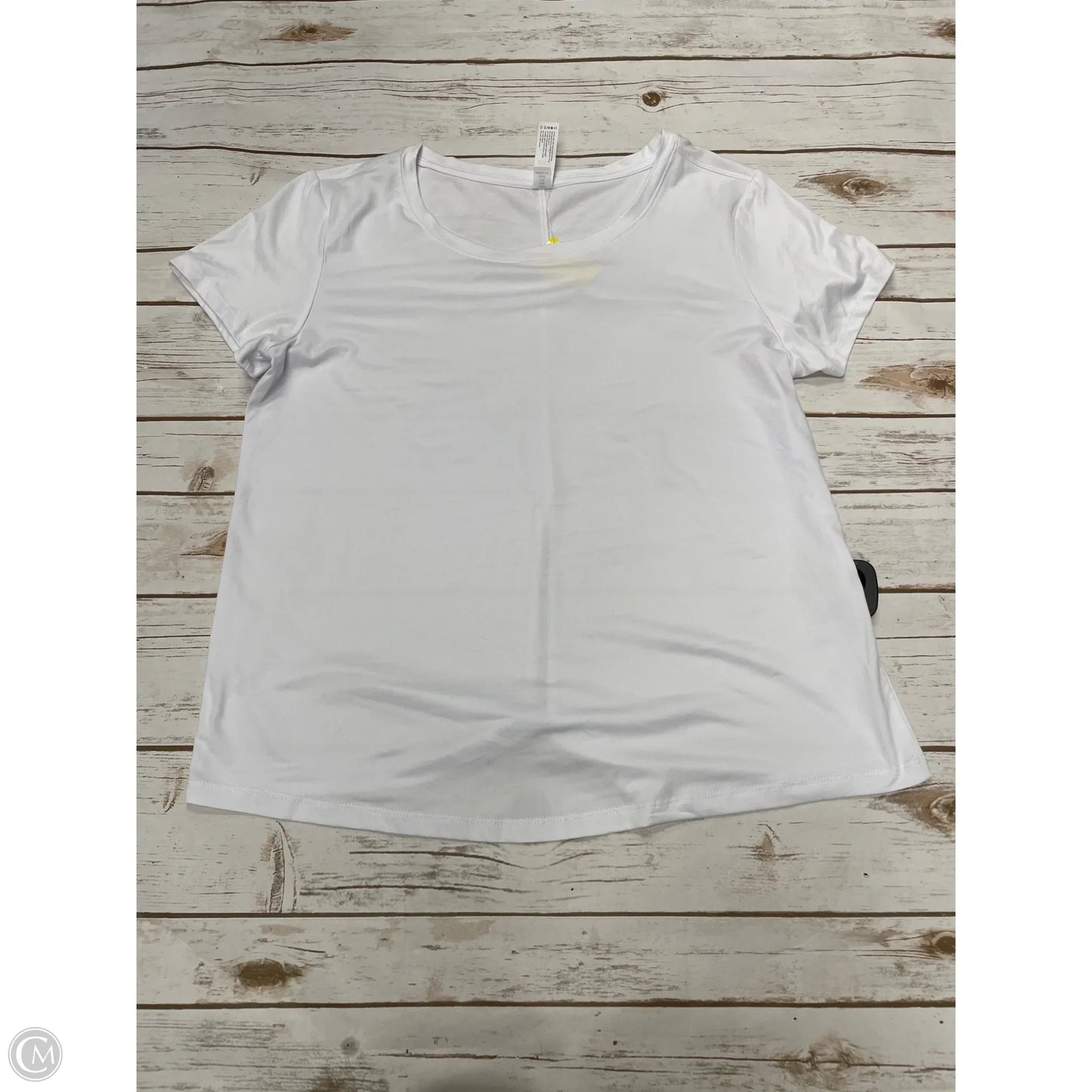 Athletic Top Short Sleeve By 90 Degrees By Reflex In White, Size: M