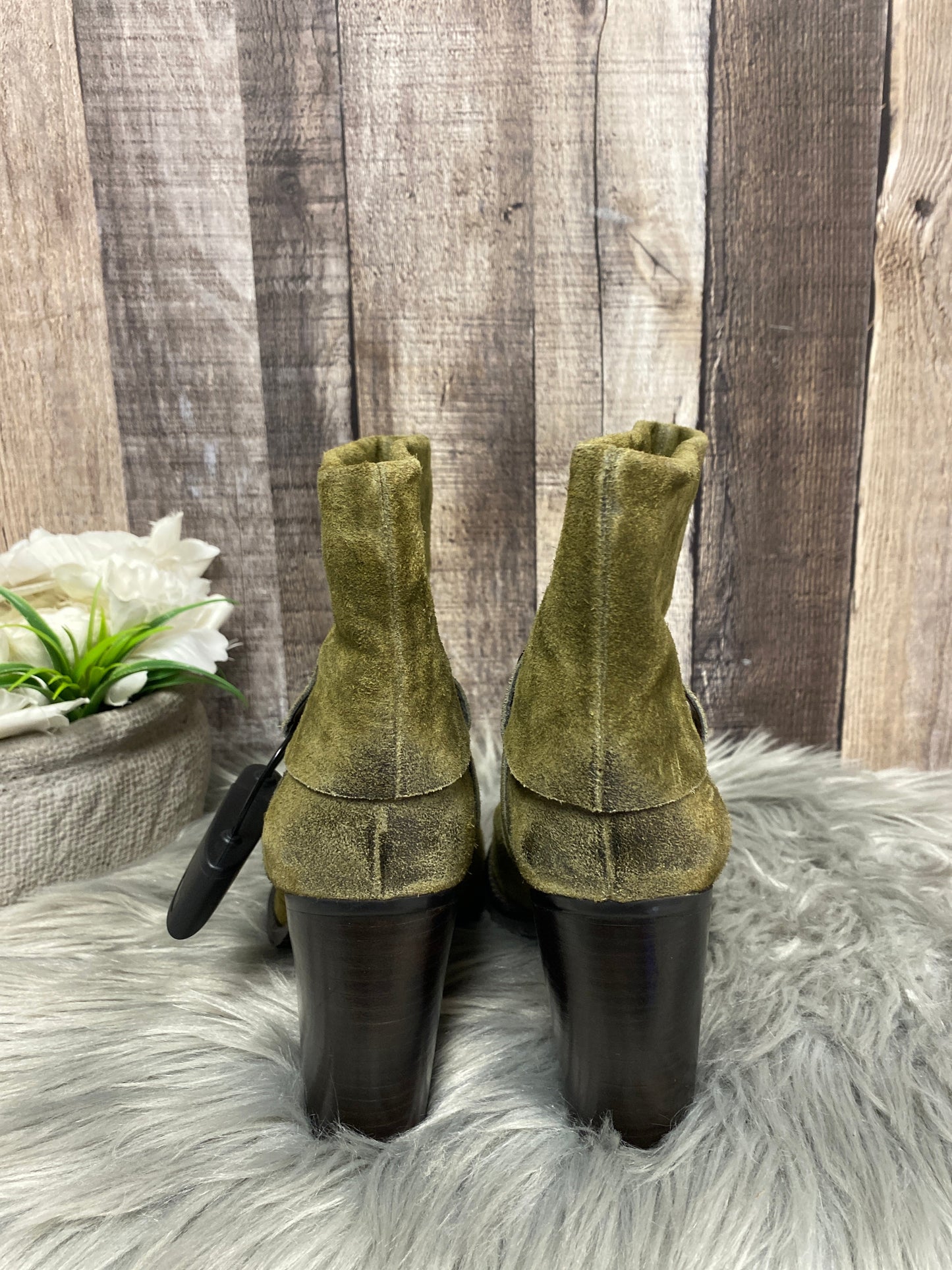 Boots Ankle Heels By Franco Sarto Size: 6.5