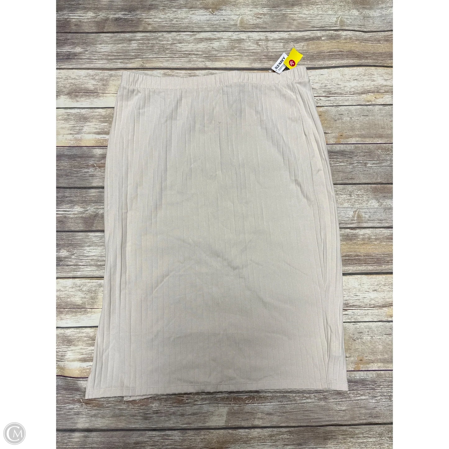 Skirt Maxi By Old Navy In Cream, Size: Xxl