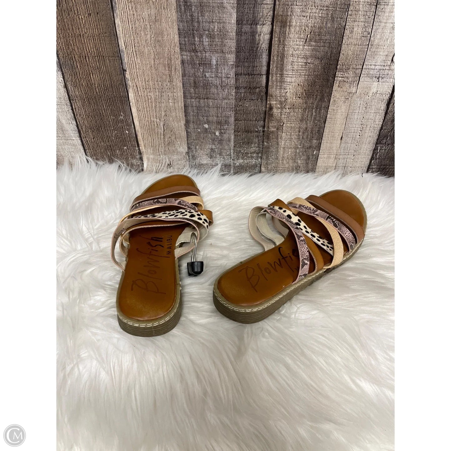 Sandals Flats By Blowfish In Brown, Size: 8.5
