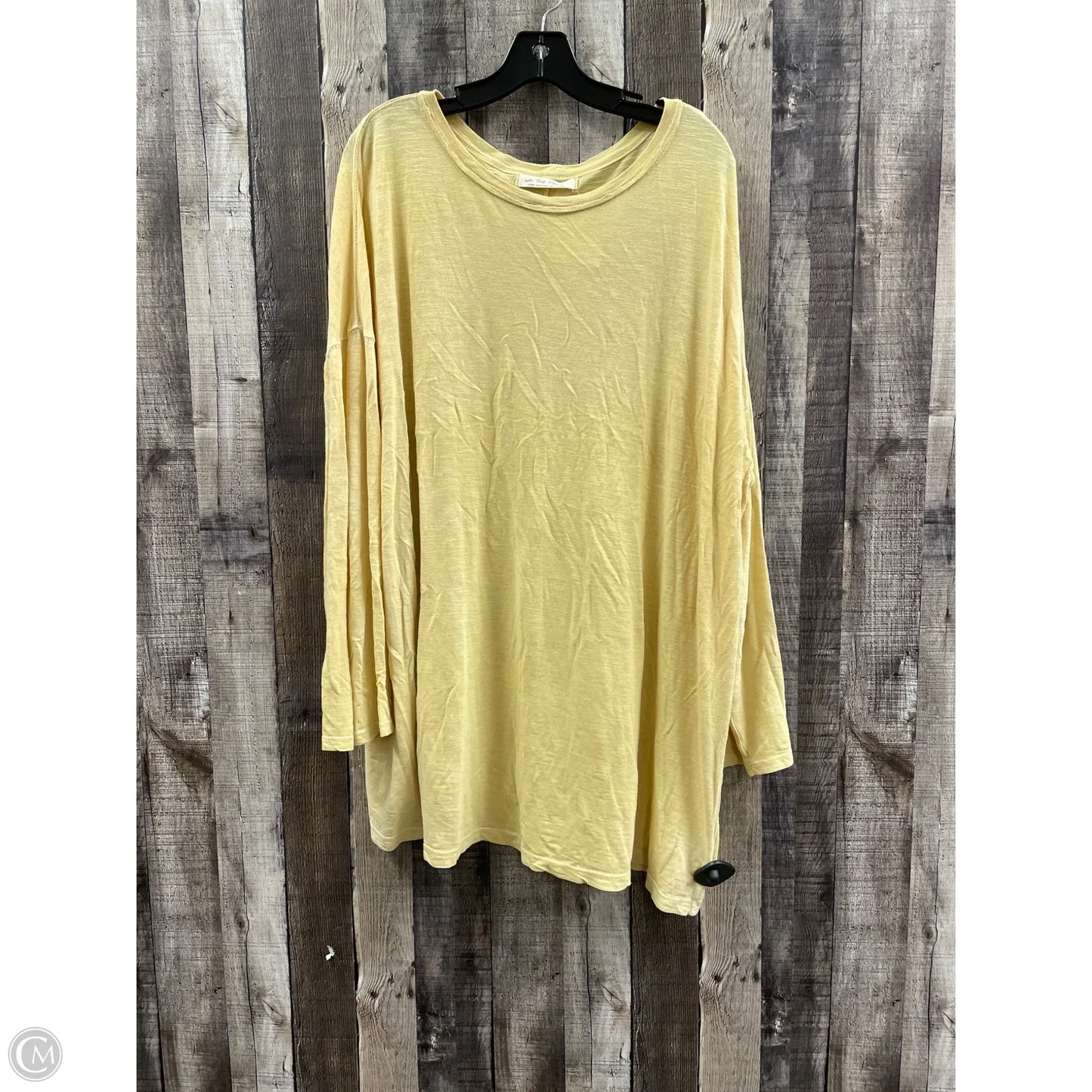 Tunic Long Sleeve By We The Free In Yellow, Size: L