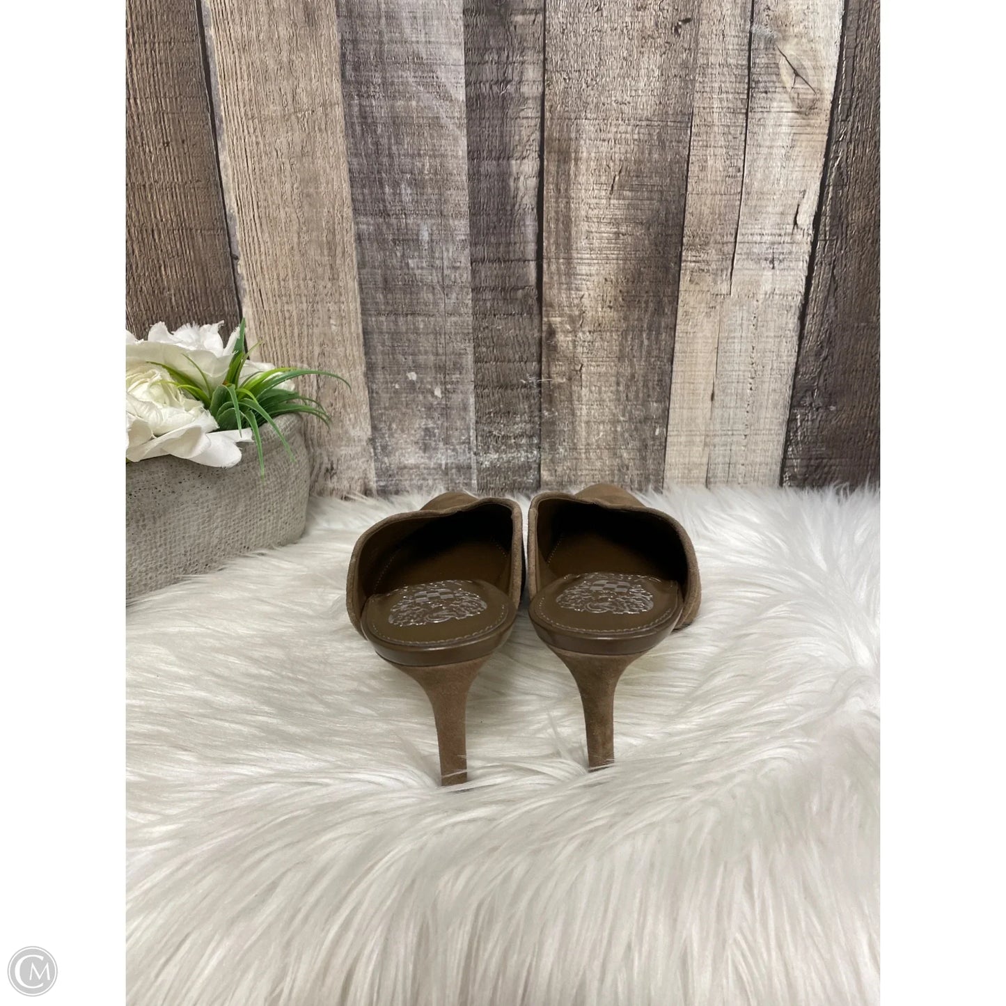 Shoes Heels Stiletto By Vince Camuto In Brown, Size: 7.5