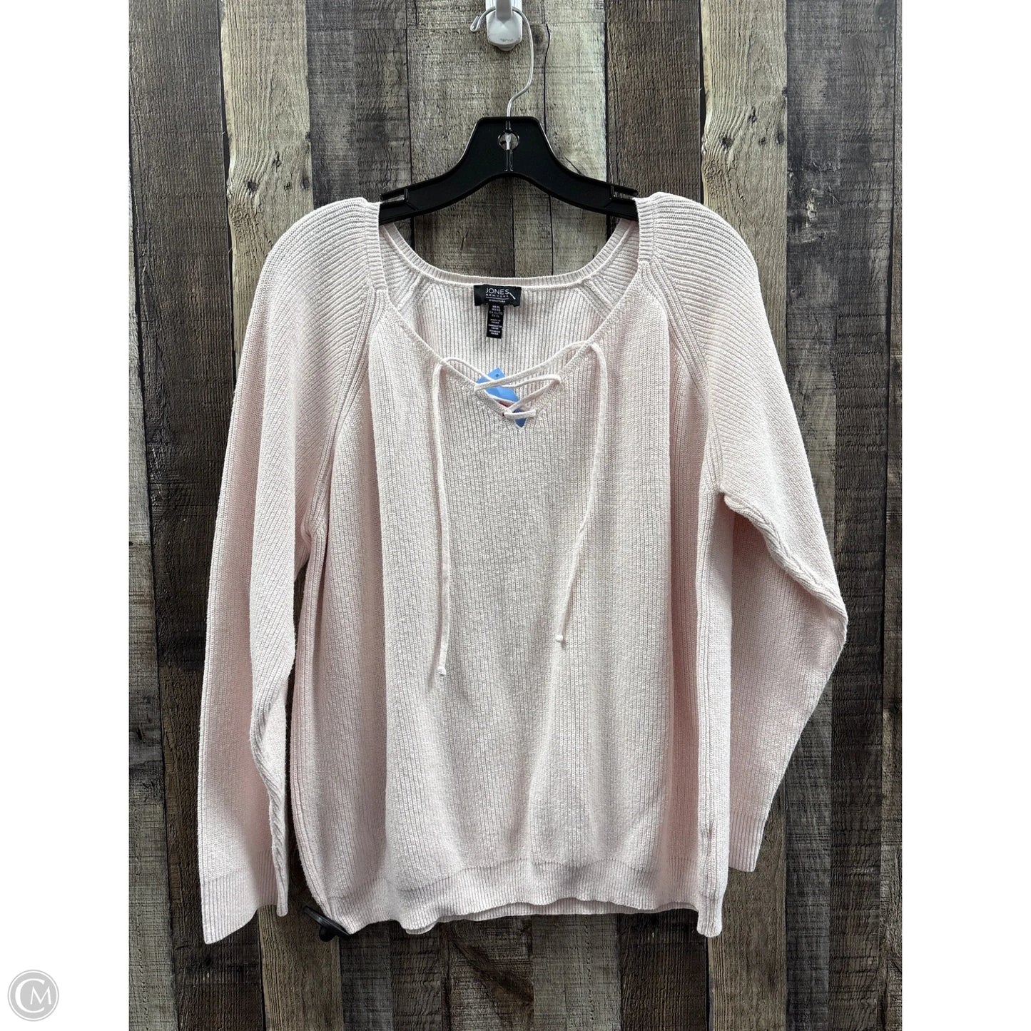 Sweater By Jones New York In Pink, Size: Xl