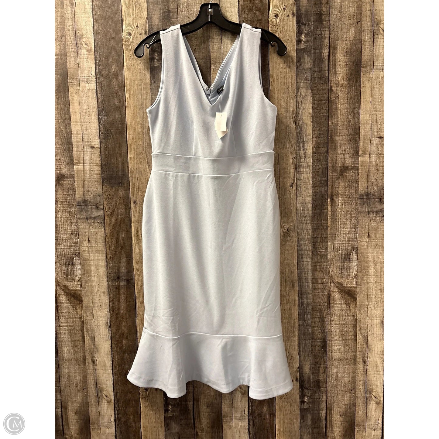 Dress Casual Midi By Ann Taylor In Blue, Size: S