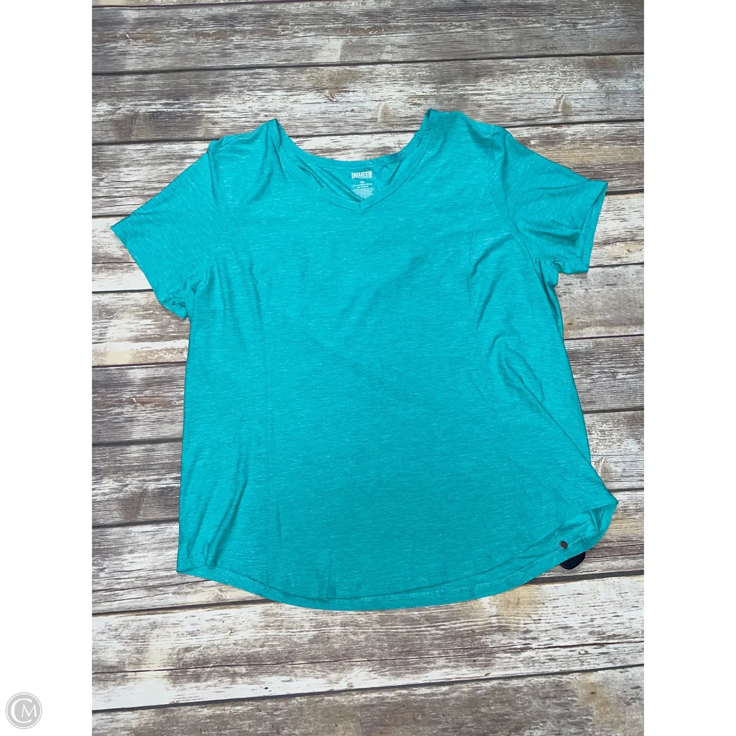 Athletic Top Short Sleeve By Duluth Trading In Blue, Size: Xxl