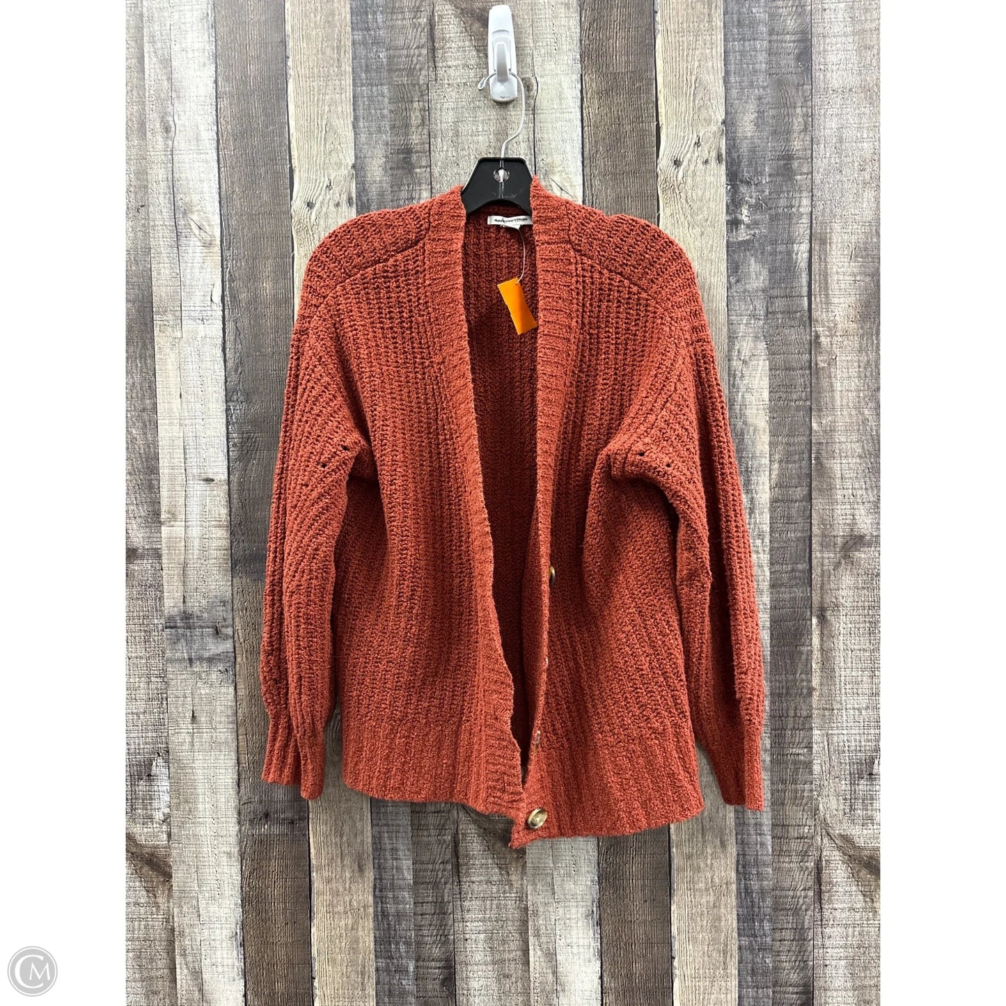 Sweater Cardigan By American Eagle In Bronze, Size: M