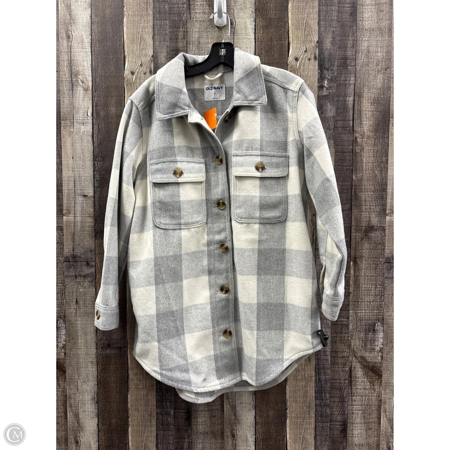 Jacket Other By Old Navy In Plaid Pattern, Size: S