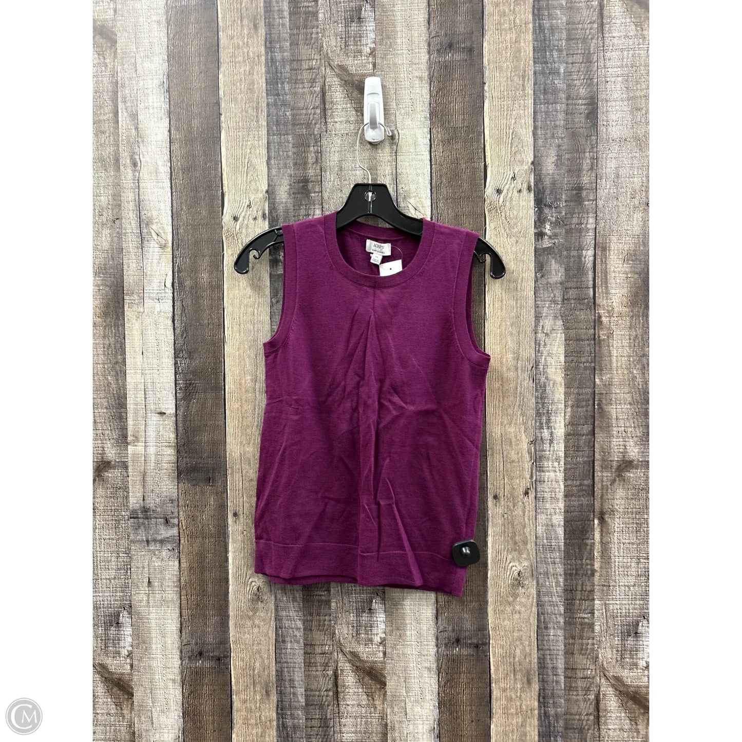 Top Sleeveless By J. Crew In Purple, Size: Xs