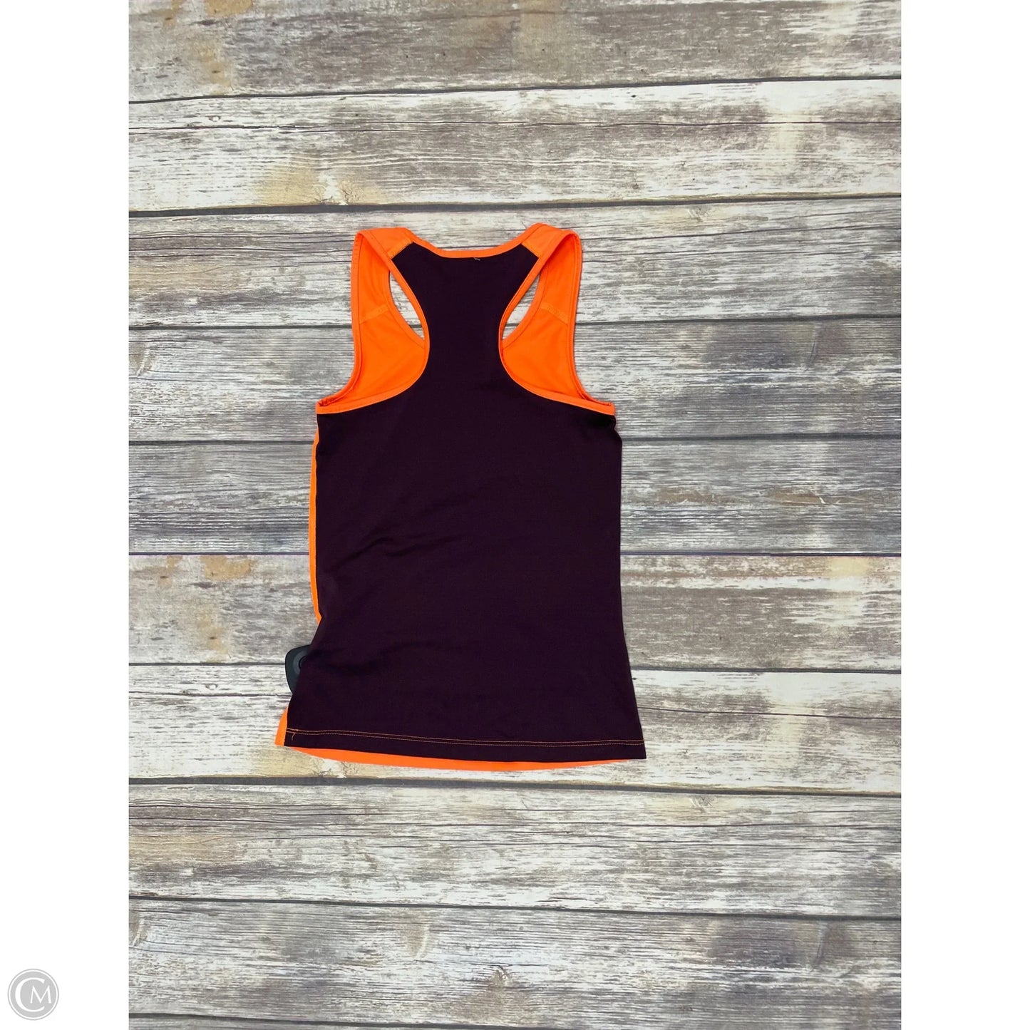 Athletic Tank Top By Nike In Orange, Size: Xs