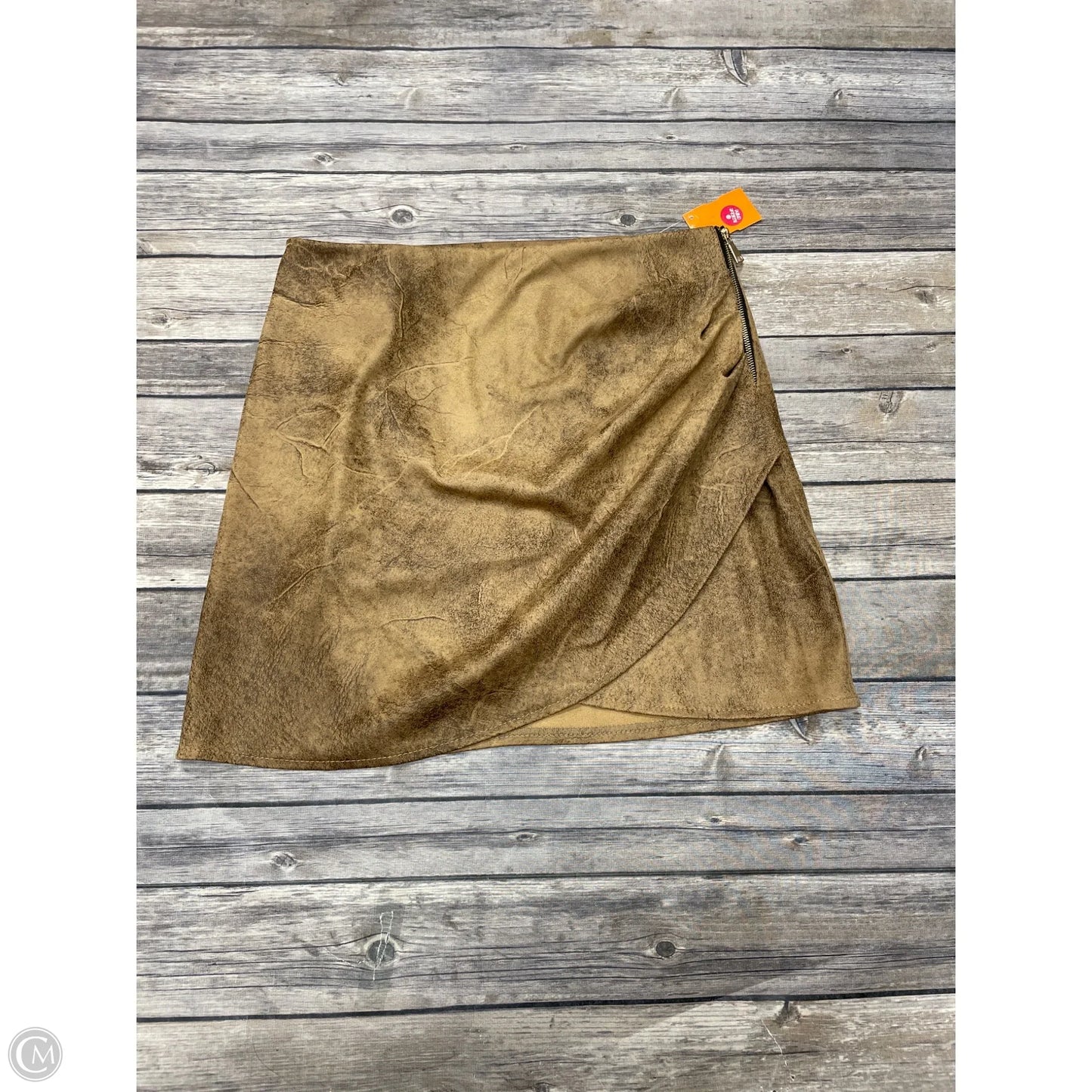 Skirt Midi By Venti6 In Brown, Size: M