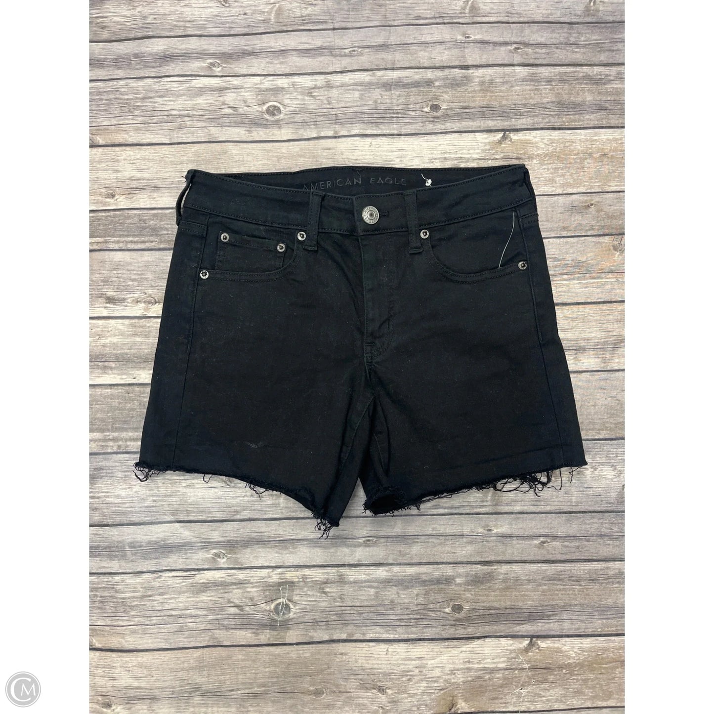 Shorts By American Eagle In Black, Size: 8