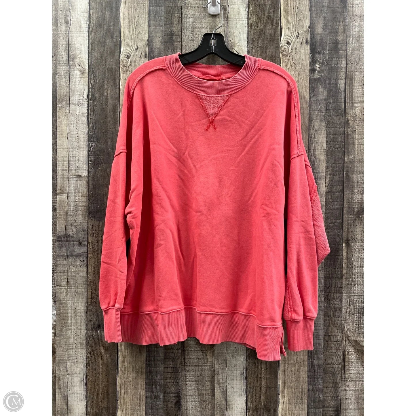 Sweatshirt Crewneck By Aerie In Pink, Size: M