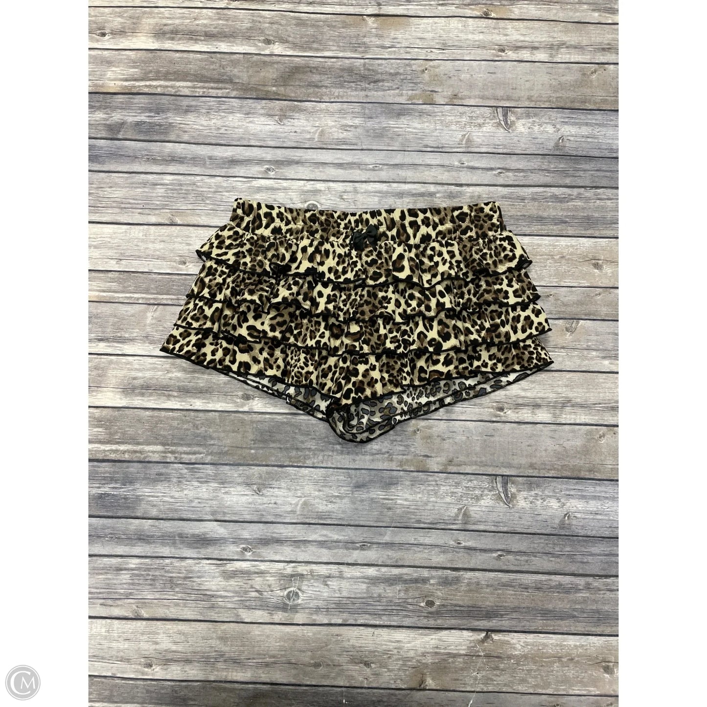 Shorts By Shein In Animal Print, Size: L